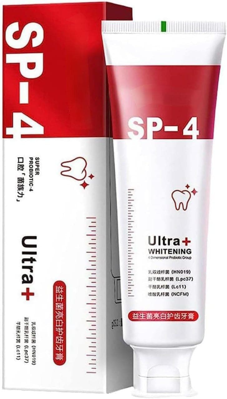 Sp-4 Toothpaste, SP-4 Brightening & Stain Removing Toothpaste | Fresh Breath Whitening Toothpaste | 30 gm (PACK OF 1)