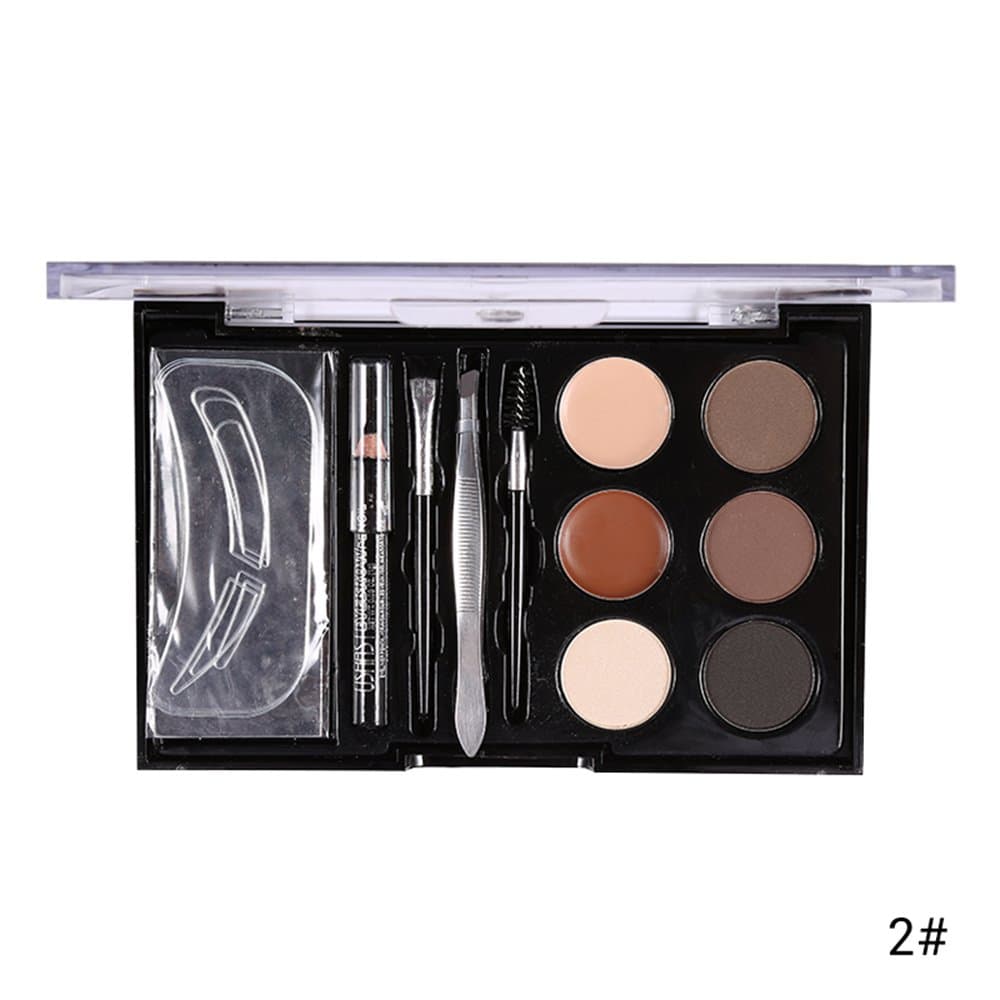 Bronzer Contour Palette Cream Concealer Powder Multi-Function Eyebrow Brush Enhancer Makeup Eye Make Up Kit Set Cosmetic,#2,3.8oz