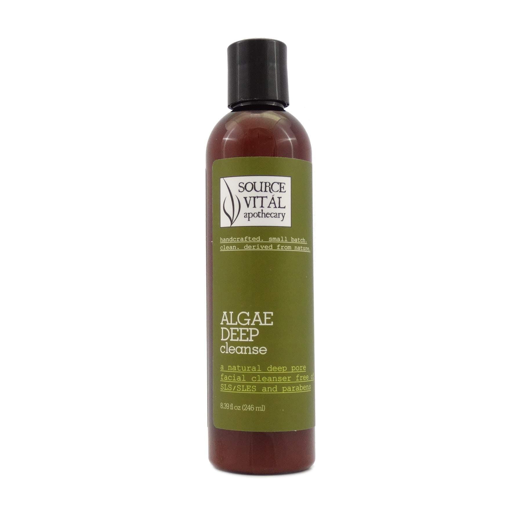 Source Vitál Apothecary | Algae Deep Cleanse | Natural Deep Pore Facial Cleanser | 8.39 Oz.