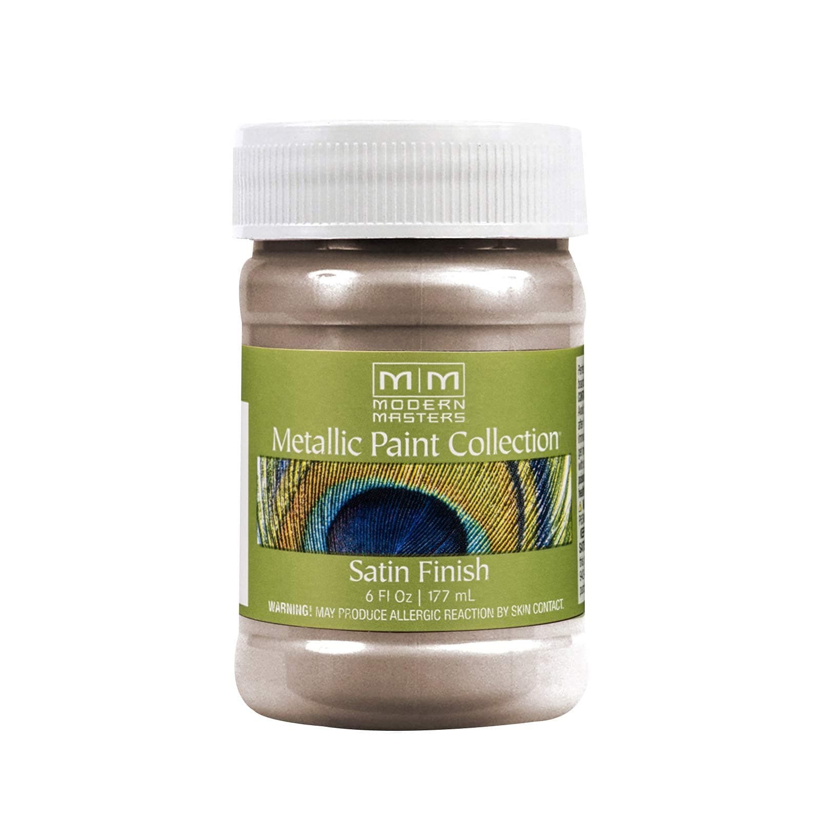 Modern Masters ME221-06 Metallic Warm Silver, 6-Ounce