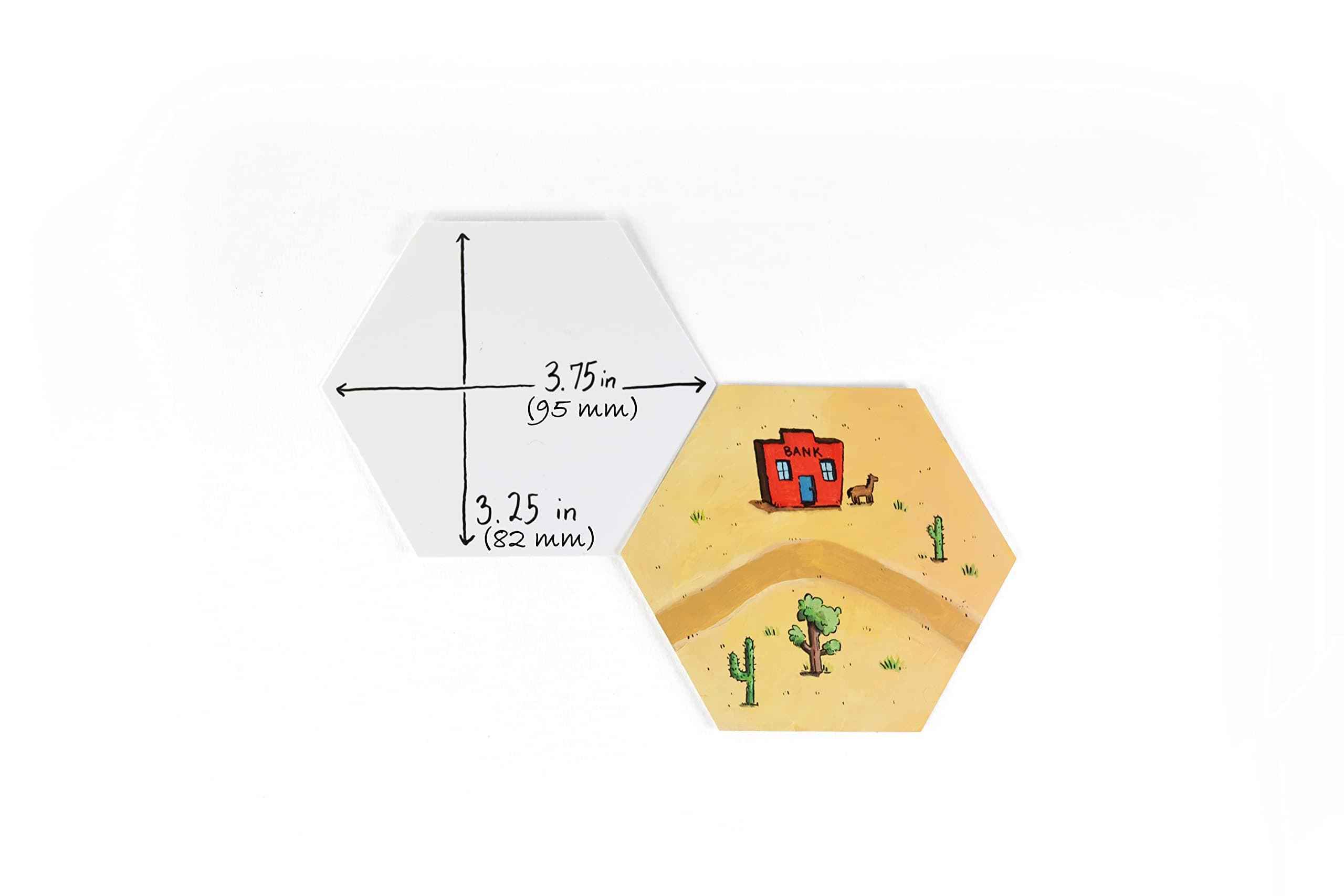 Apostrophe Games Blank Hexagon Playing Cards