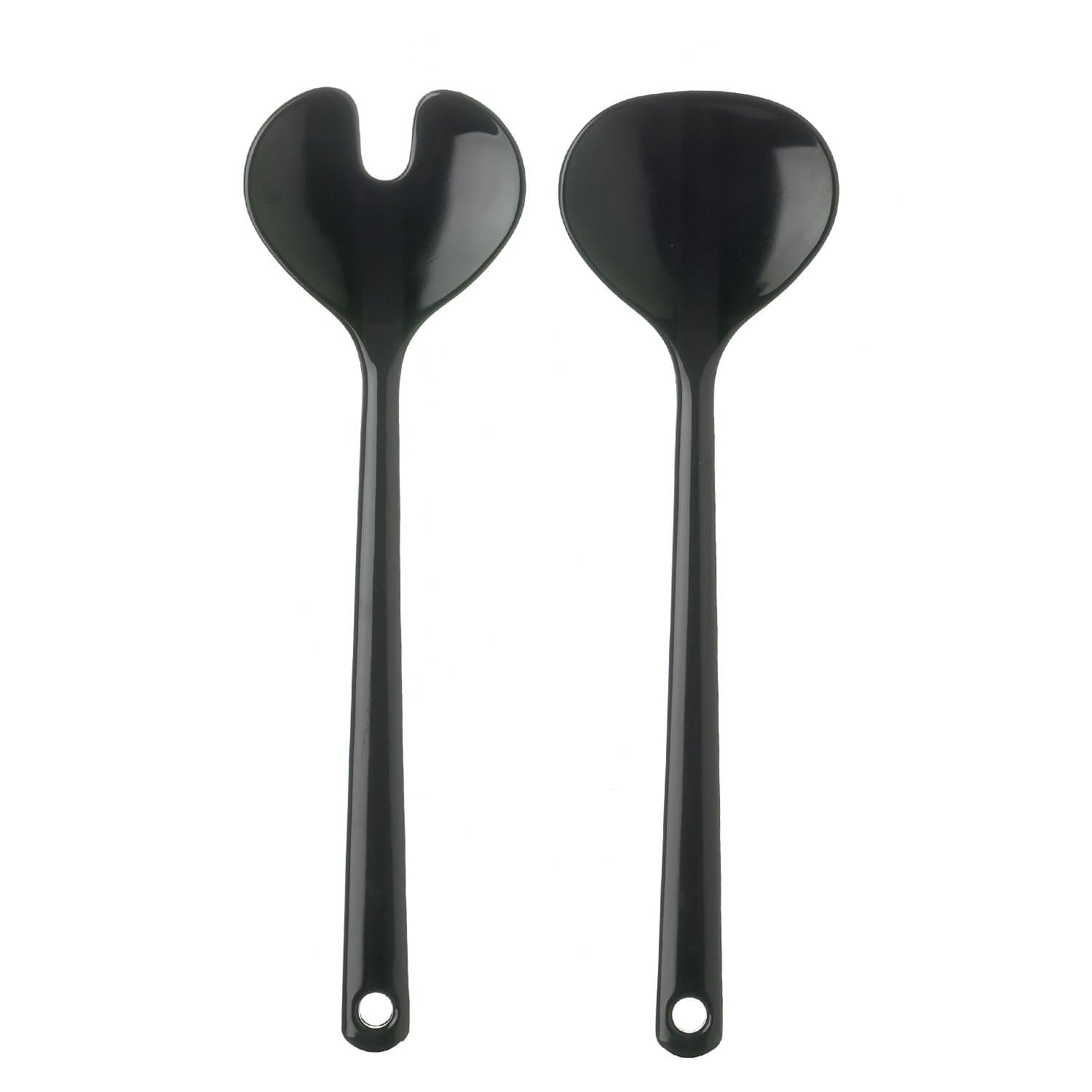 Mepal salad server set Synthesis 2 pcs - black - Designer look - perfect for combining