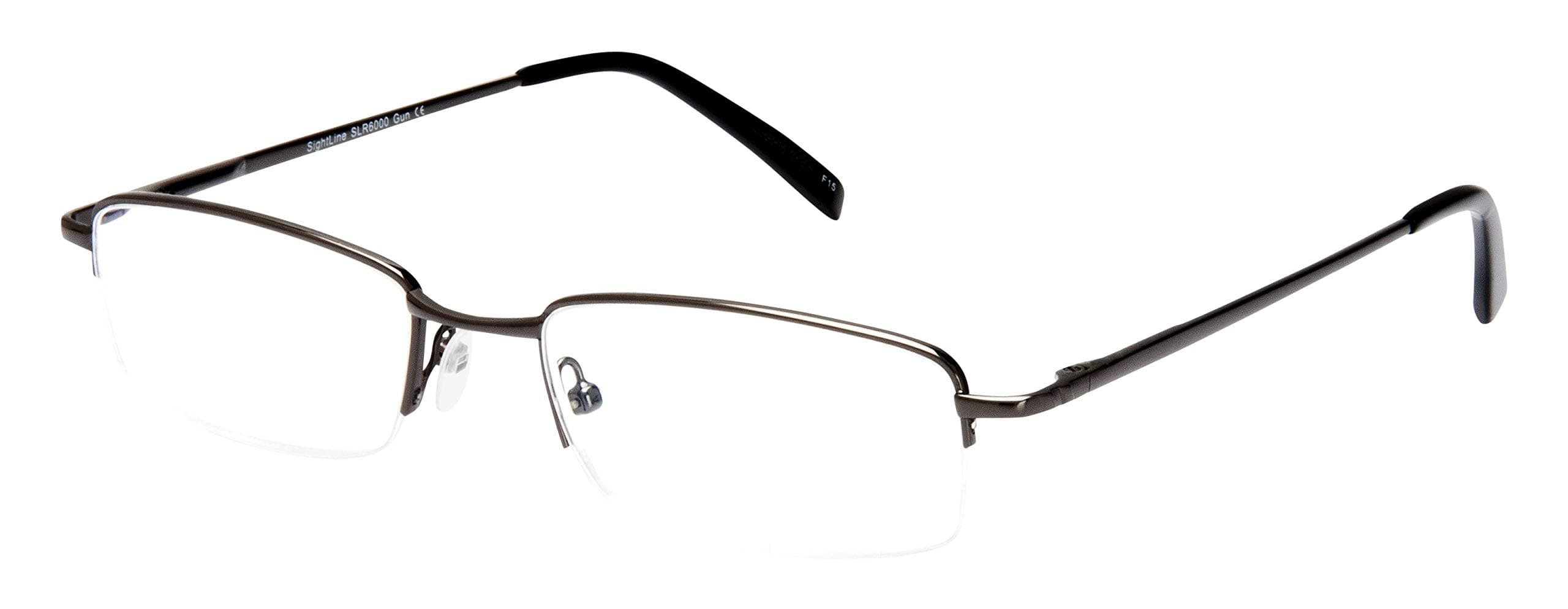 Sightline6000 Multifocus Reading Glasses - Medium Fit, Easy Adapt Lens Technology