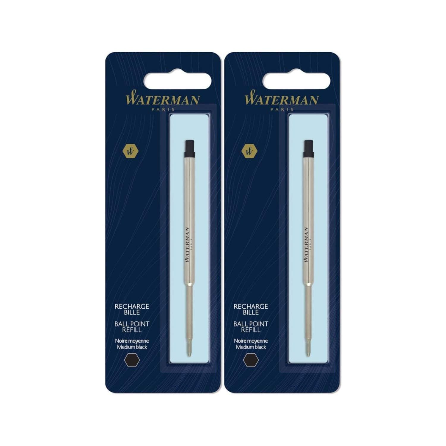 Black Medium Point Ballpoint Pen Refill (2-Pack)