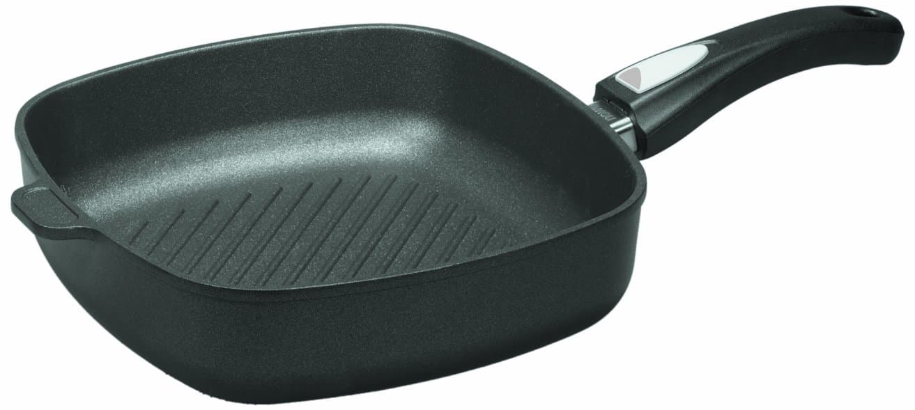 Woll Nowo 26 cm Square Griddle Pan with Detachable Handle