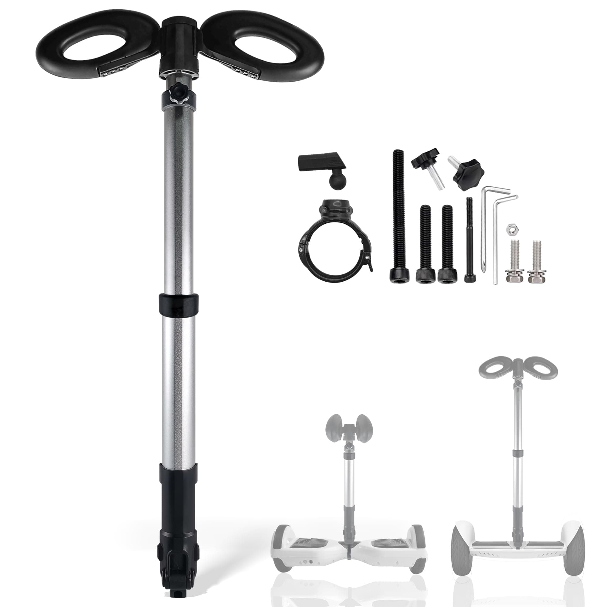 Handlebar for Segway Ninebot S Smart/mini PRO/mini LITE Self-Balance Scooter Hoverboard Adjustable Handle bar Stand Release Knee Pressure 3in1 Self Balance Hoverboard bar (Handlebar Only)