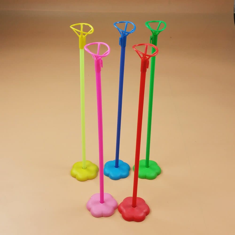 5pcs/lot 8CM Round Base Table Balloon Stick Stand Wedding Birthday Party Decoration child's birthday party Balloon Accessories