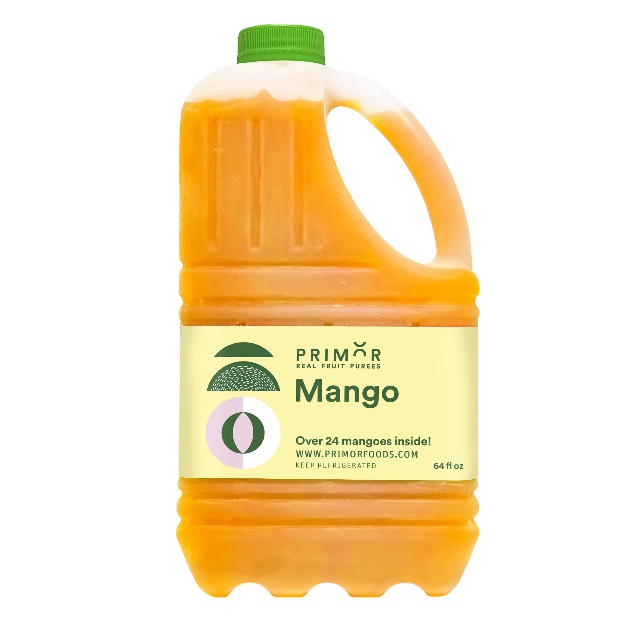 Fruit Purees | Made with Real Fruit | Countless Applications: Juices, Smoothies, Cocktails, Desserts, and More - Mango