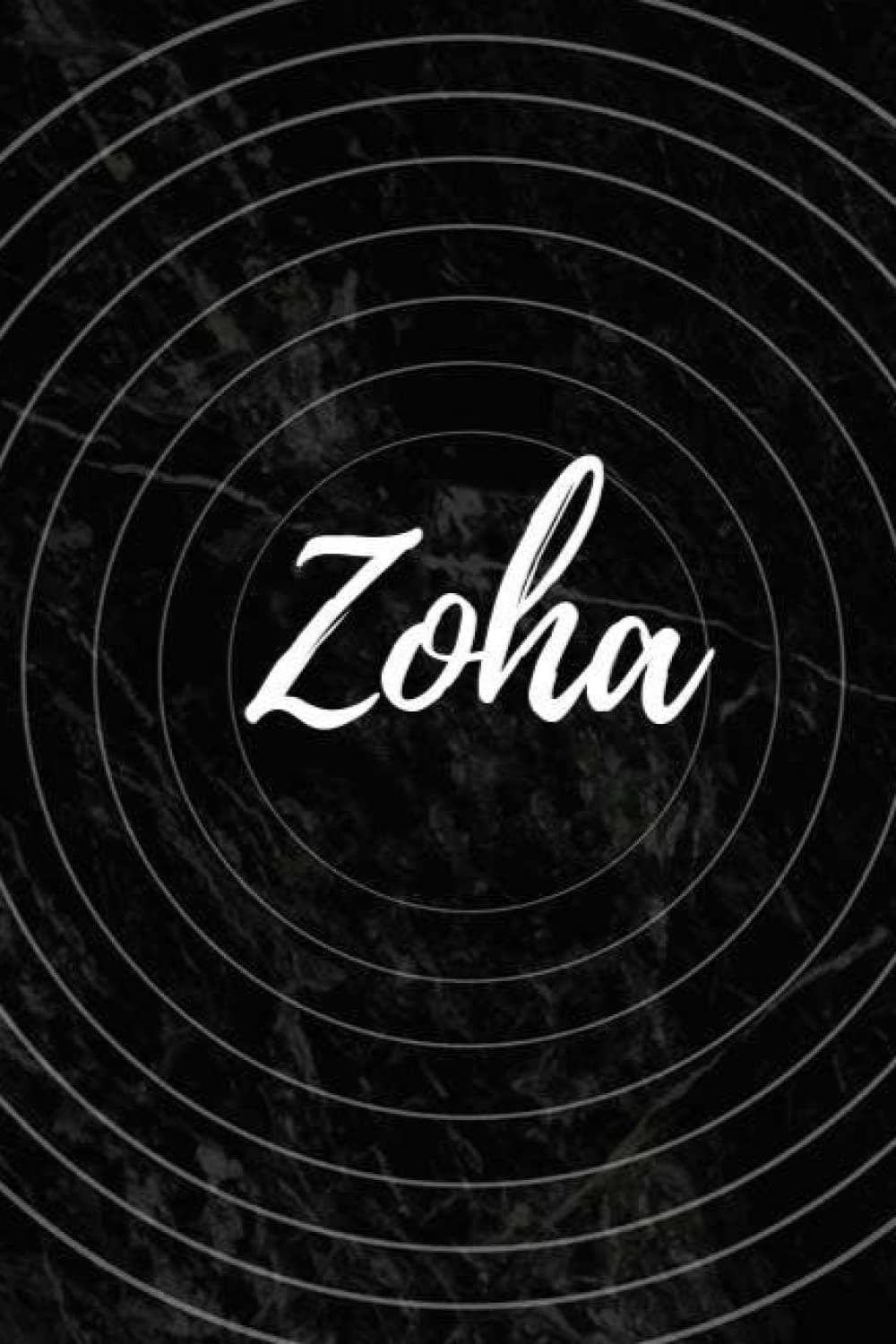 Zoha: Personalized Notebook with Name Zoha | Writing Drawing Journal | 120 pages
