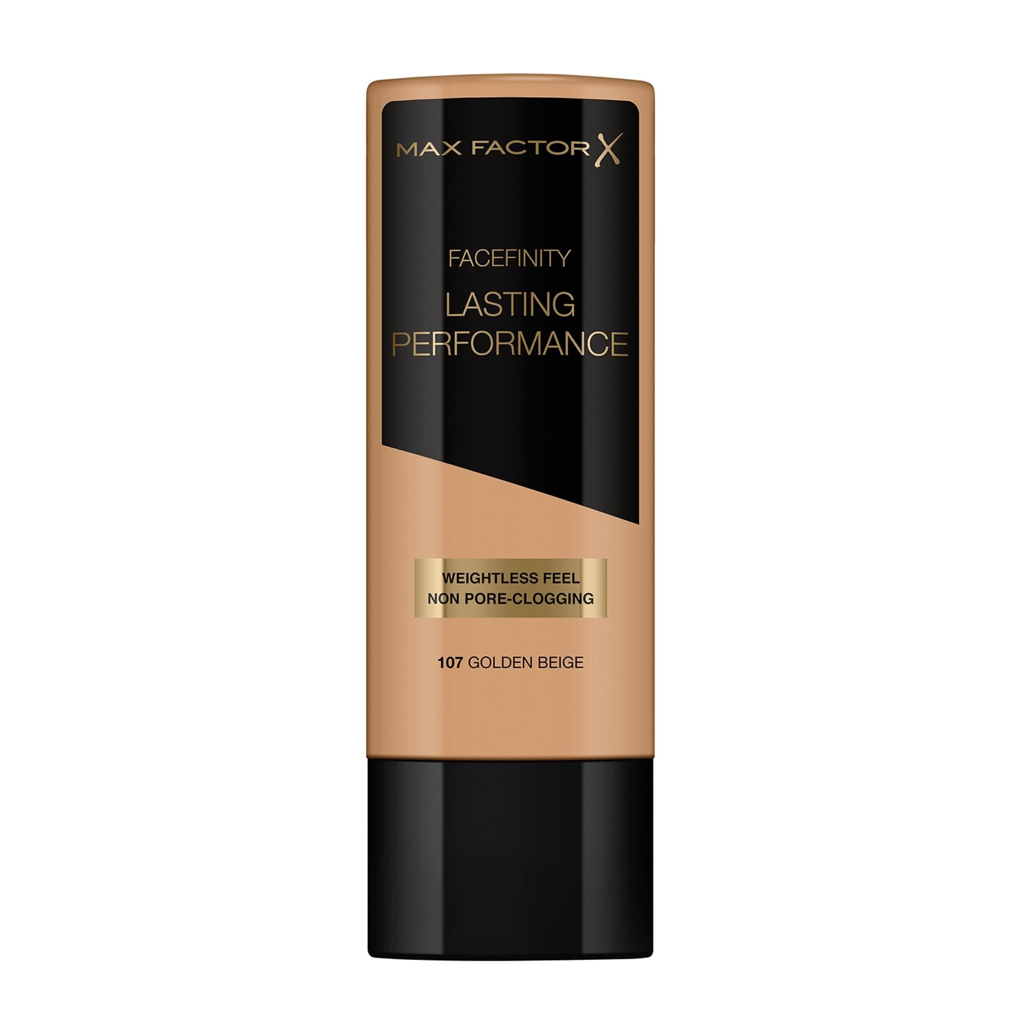 Lasting Performance Liquid Foundation, Golden Beige, Full Coverage, Flawless and Radiant Finish, Lightweight Formula, Smudge Resistant, Non Pore-Clogging, Fragrance Free, 35ml