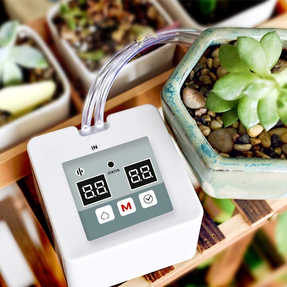 DIY Micro Automatic Drip Irrigation Kit - Houseplants Watering System Kit - Can Self Watering 10 Pots Fl - Automatic Watering for 30 Days on Business Trip - Clear Illustrated Instructions with Video