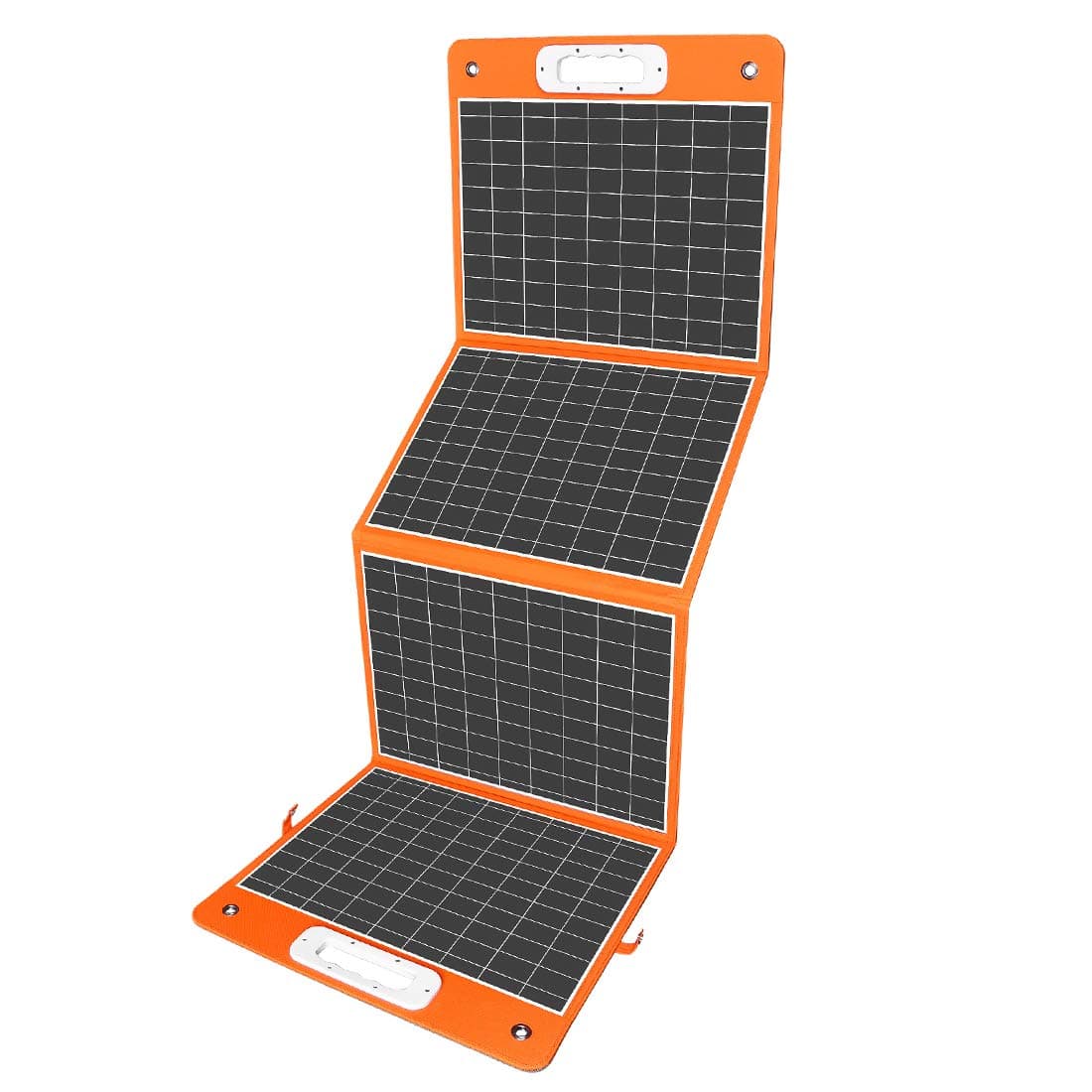 Flashfish 100W 18v Foldable Solar Panel, High-Efficiency Solar Charger with Dc Output & 65W USB.C QC3.0 Port for Portable Power Station, Camping, Travel & Outdoor