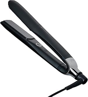 Platinum+ Styler ― 1" Flat Iron Hair Straightener, Professional Ceramic Hair Styling Tool for Stronger Hair, More Shine, & More Color Protection ― Black