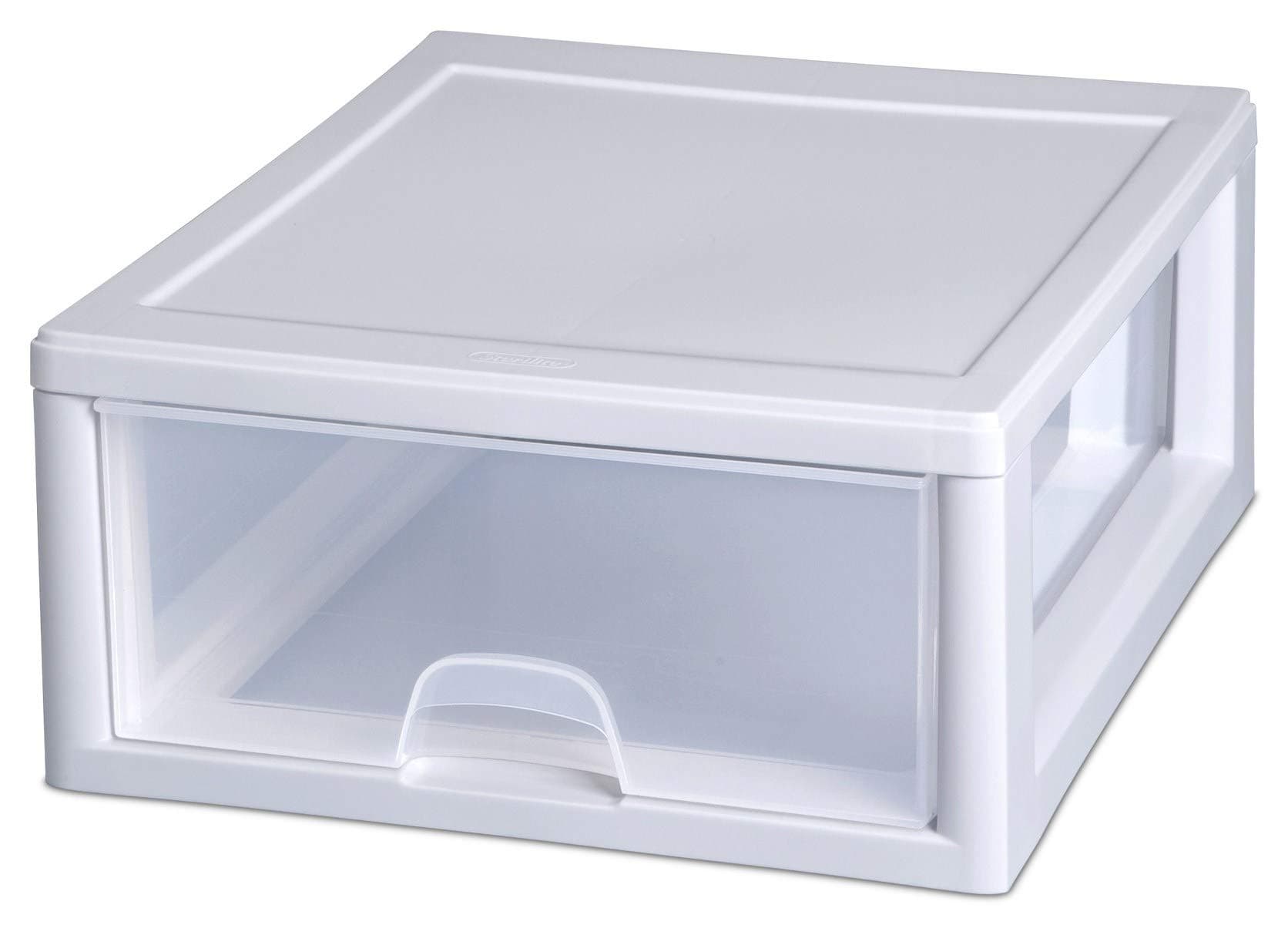 23018006 16 Quart Clear Stacking Drawer