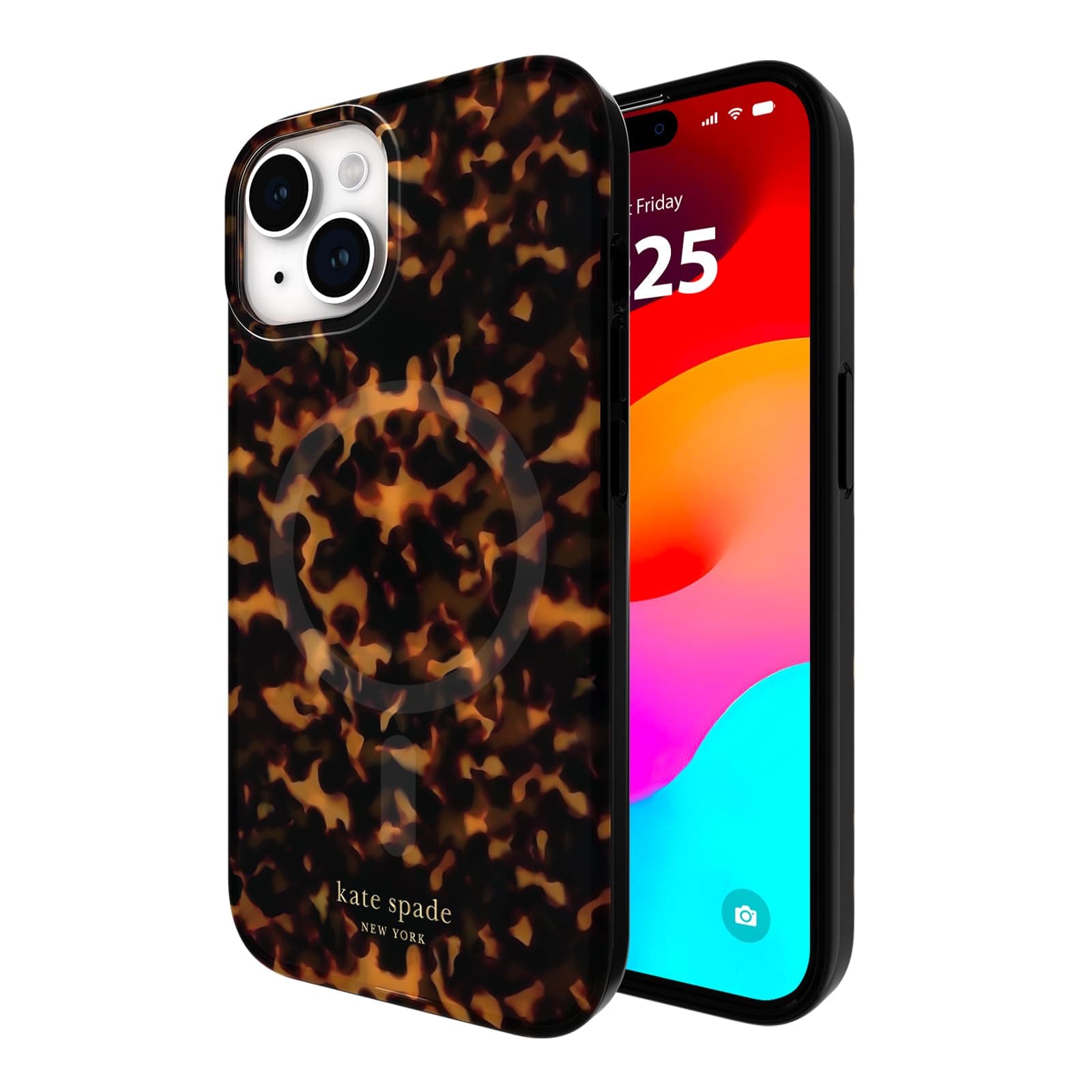 iPhone 15 Case / 14/13, Compatible with MagSafe - Tortoiseshell