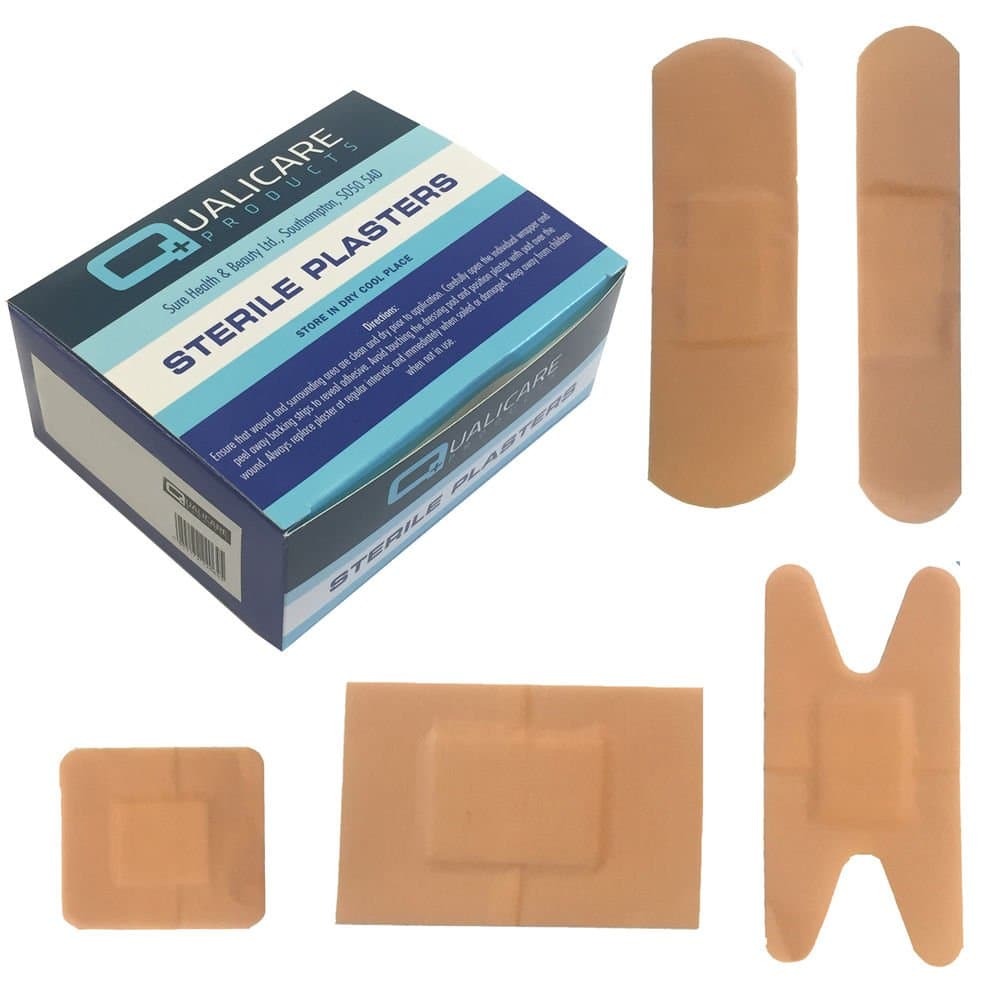Qualicare Washproof Assorted Plasters (Box of 100)