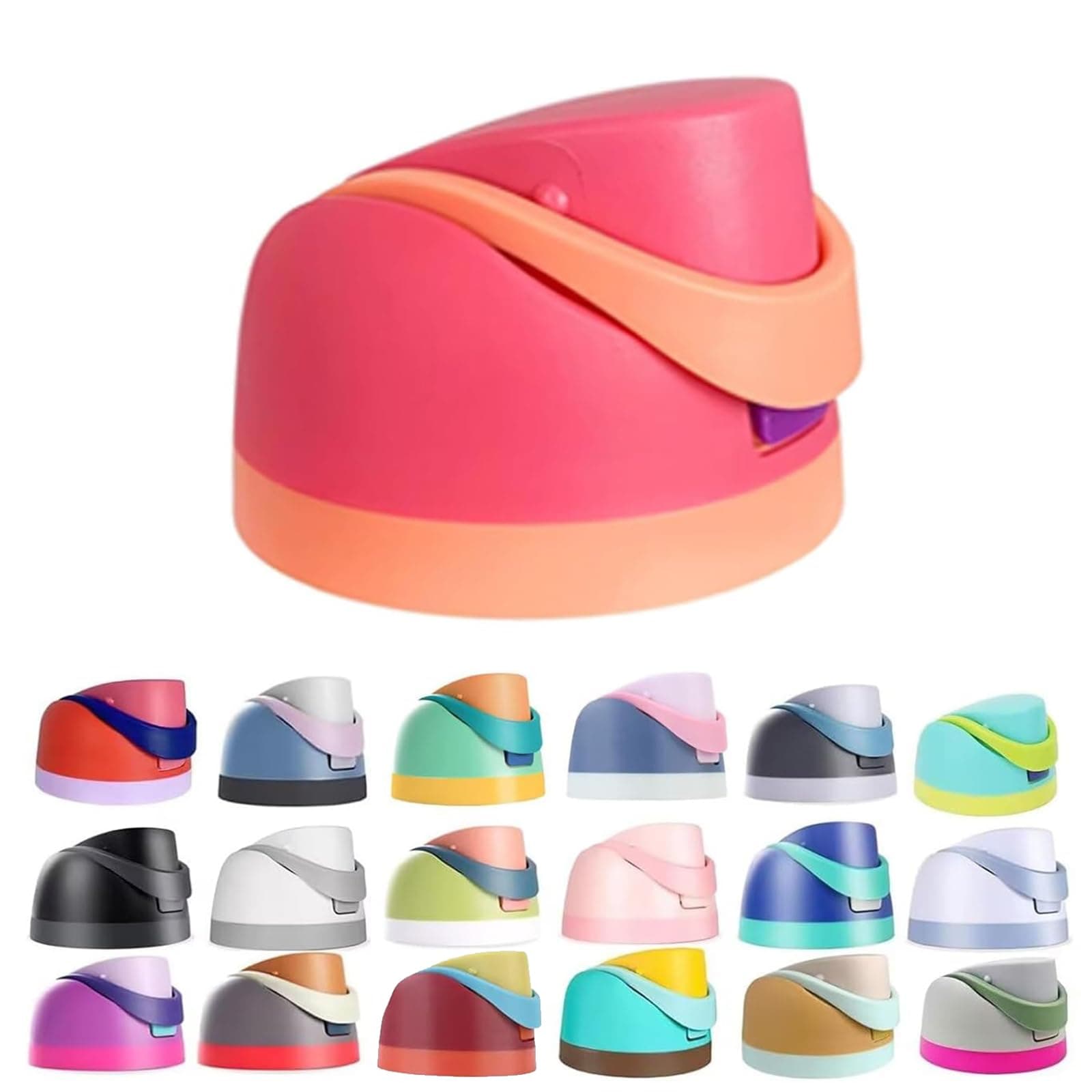 Replacement Lid for Owala Freesip, One Button Water Bottle Top Replacement Cap Compatible with Owala Cup 16oz 24oz 32oz 40oz, Leakproof Lids Accessory，BPA-Free，No Water Leakage