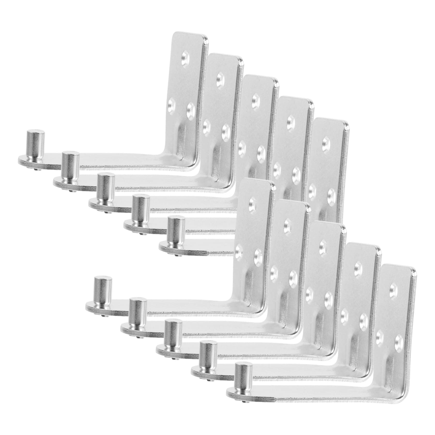 ANDRESLAD 10 Pcs Fire Extinguisher Hook L-shaped Iron Bracket Galvanized Hanger Fire Accessories Fire Extinguisher Wall Hook Fire Extinguisher Wall Bracket Fire Extinguisher Bracket Holder