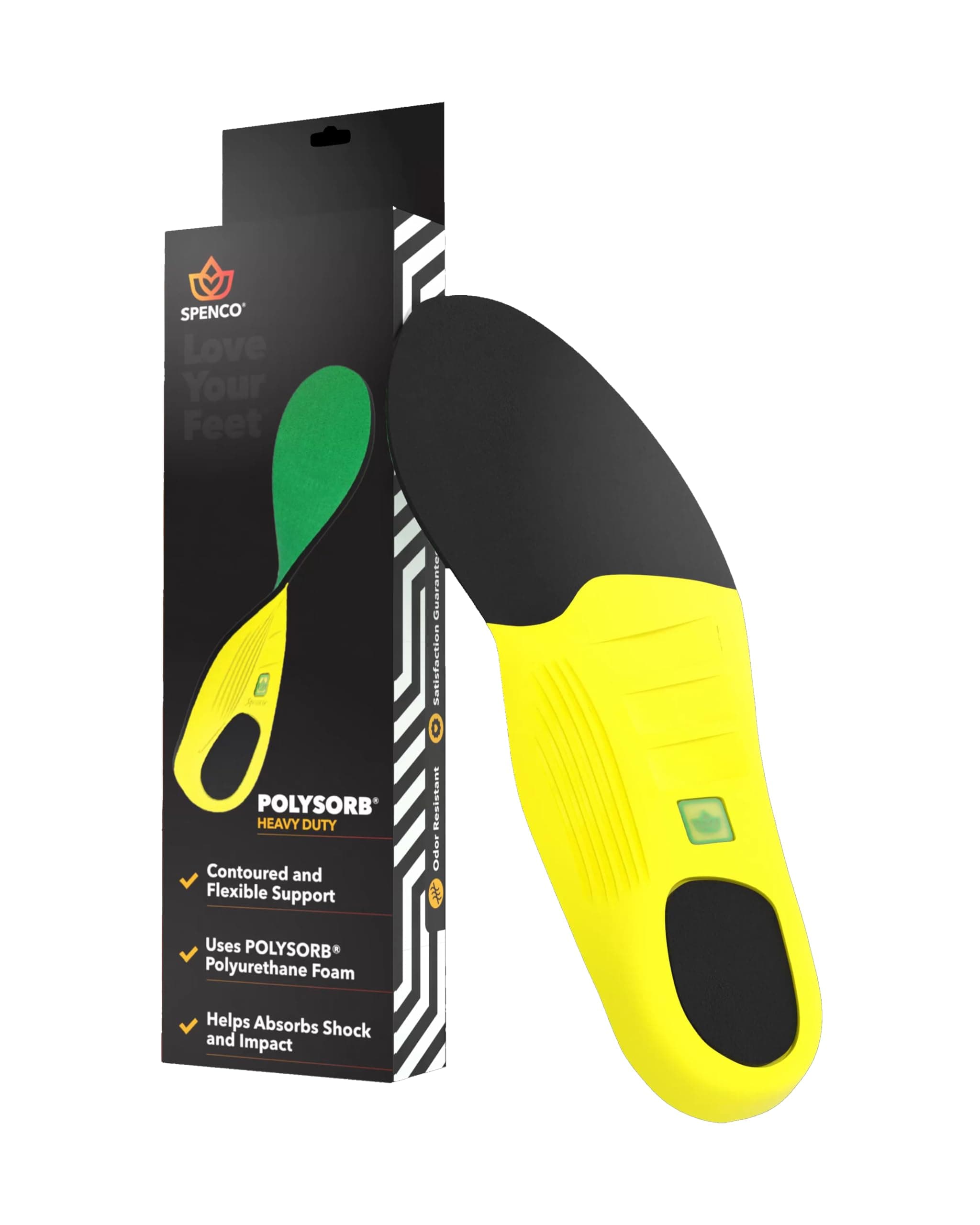 Spenco Polysorb Heavy Duty Maximum All Day Comfort and Support Shoe'