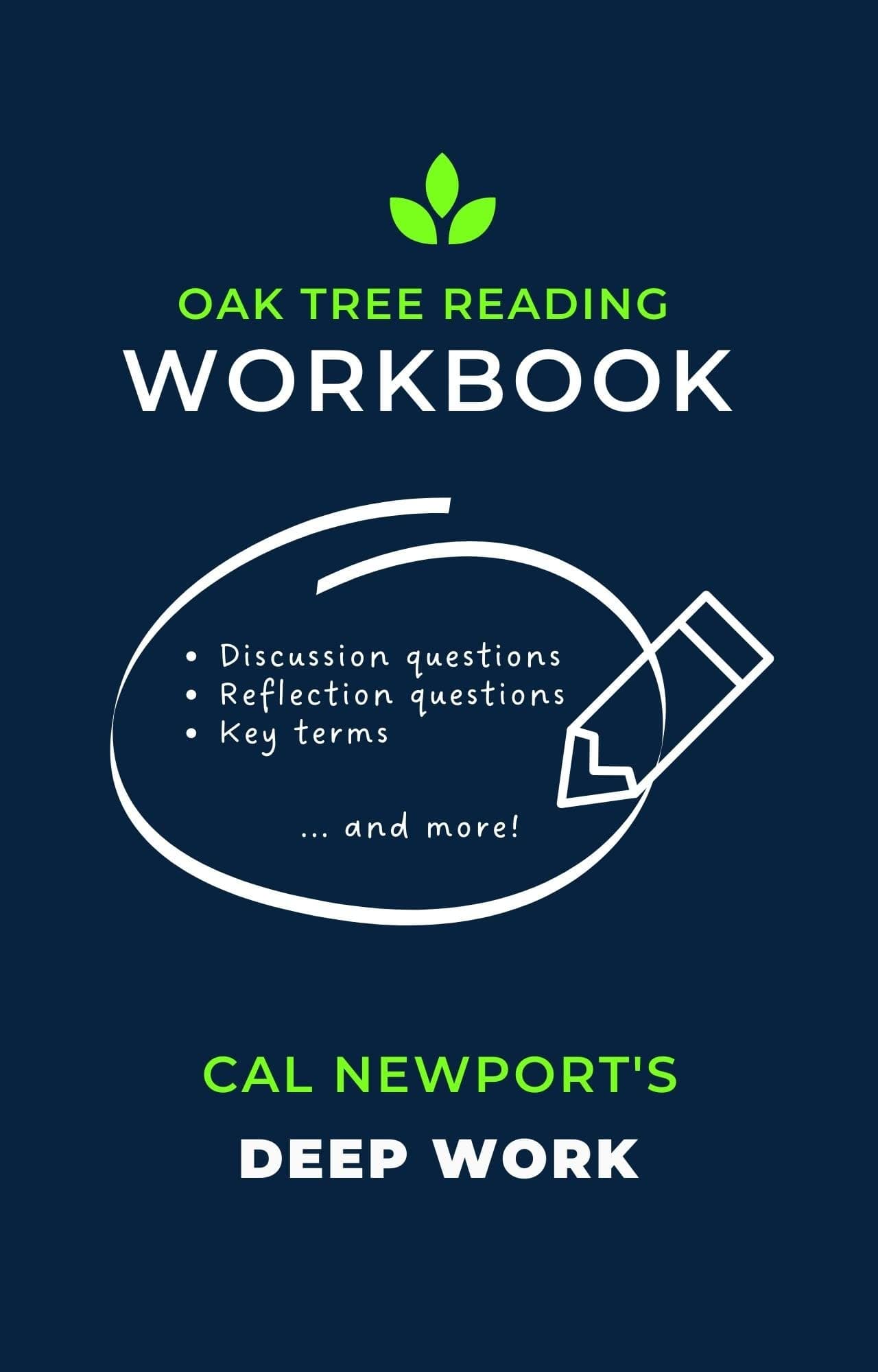 Workbook for Cal Newport's "Deep Work"