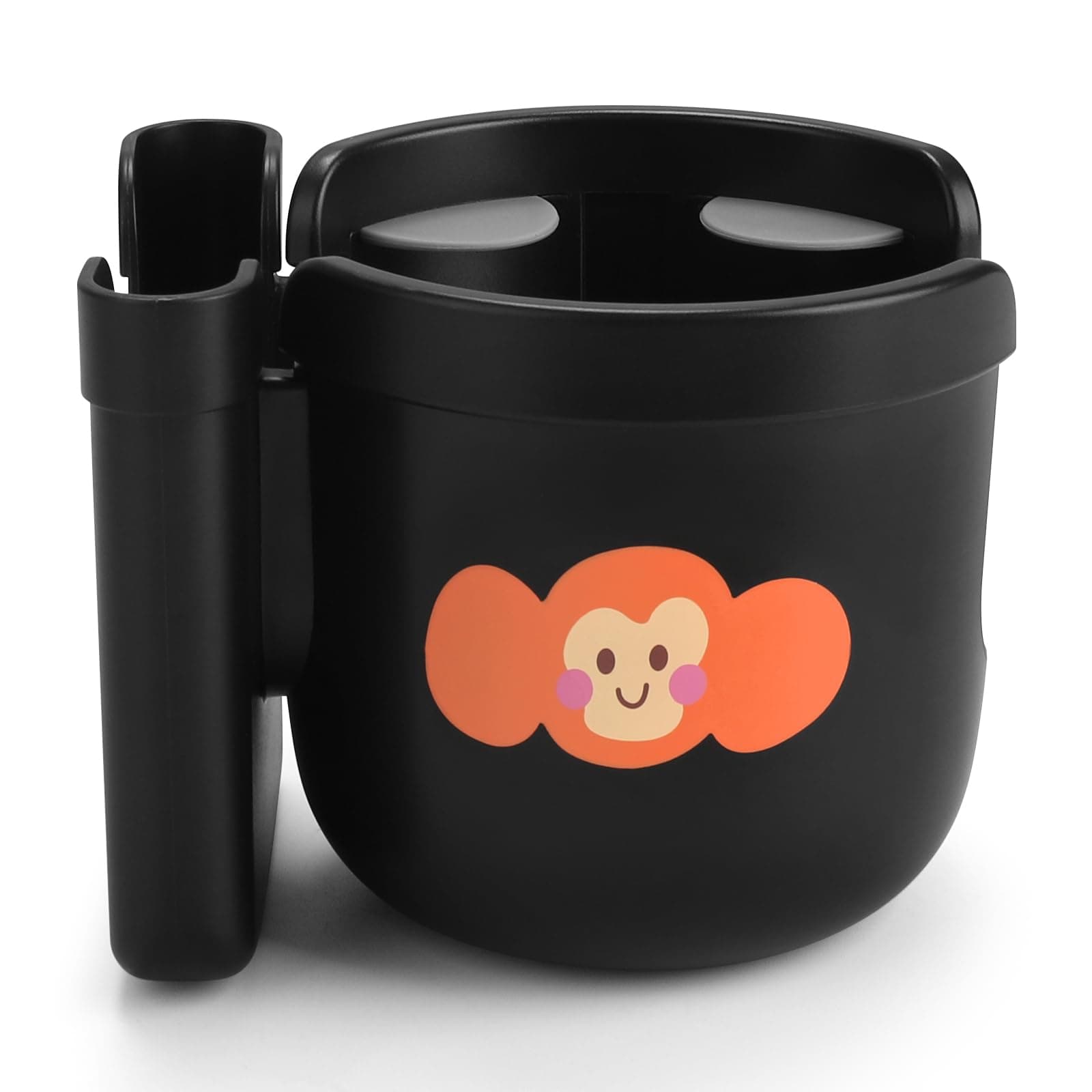 Stroller Cup Holder with Phone Holder, Universal 2-in-1 Cup Phone Holder for Uppababy Nuna Doona Strollers, Bike, Walker, Wheelchair, Scooter