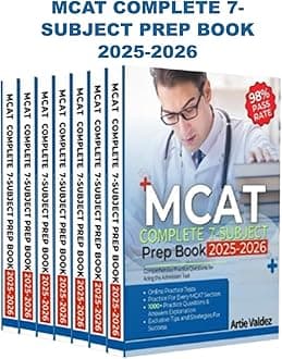 MCAT COMPLETE 7-SUBJECT PREP BOOK 2025-2026: 1000+ Practice Questions with Answers & Online Tests Across 7 Comprehensive Subjects