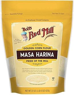 Golden Masa Harina Corn Flour, 22oz (Pack of 4) - Vegan, Kosher