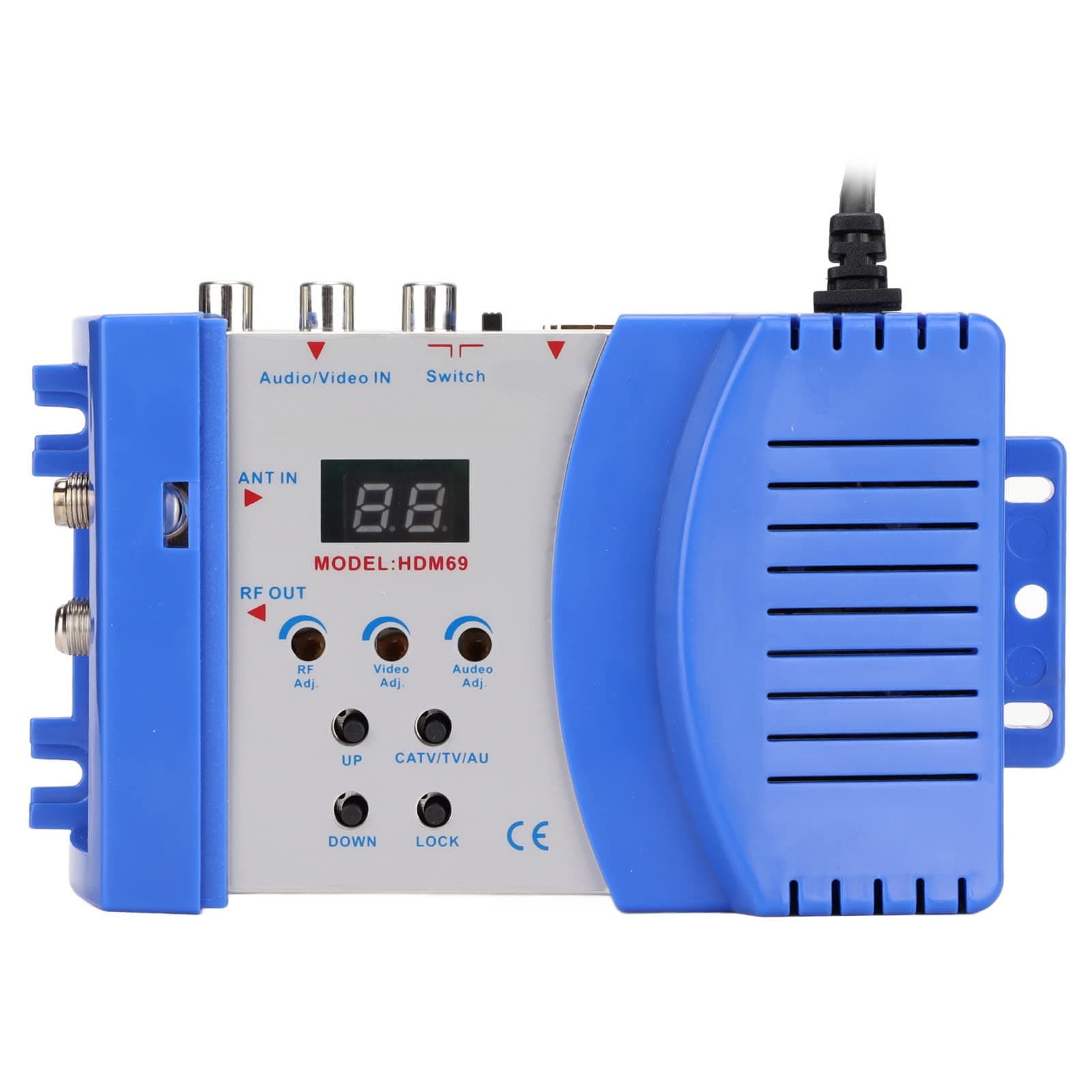 VHF/UHF Modulator-AV to RF Converter Modulator-PAL/NTSC TV Format Output-HD AV to RF Modulator for Home TV(#1)