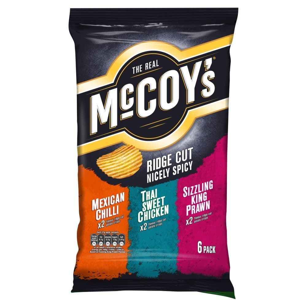 McCoy Ridge Cut Nicely Spicy Crisps, 162 g