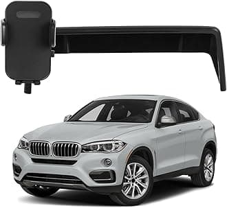 10.3Inch Car Phone Holder Mount Compatible with BMW X5/F15 2014-2018 & X6/F16 2015-2019 Accessories Custom Fit Screen & Mobile Phone Stand 360°Adjustable Cell Phone Car Decoration Mods Car