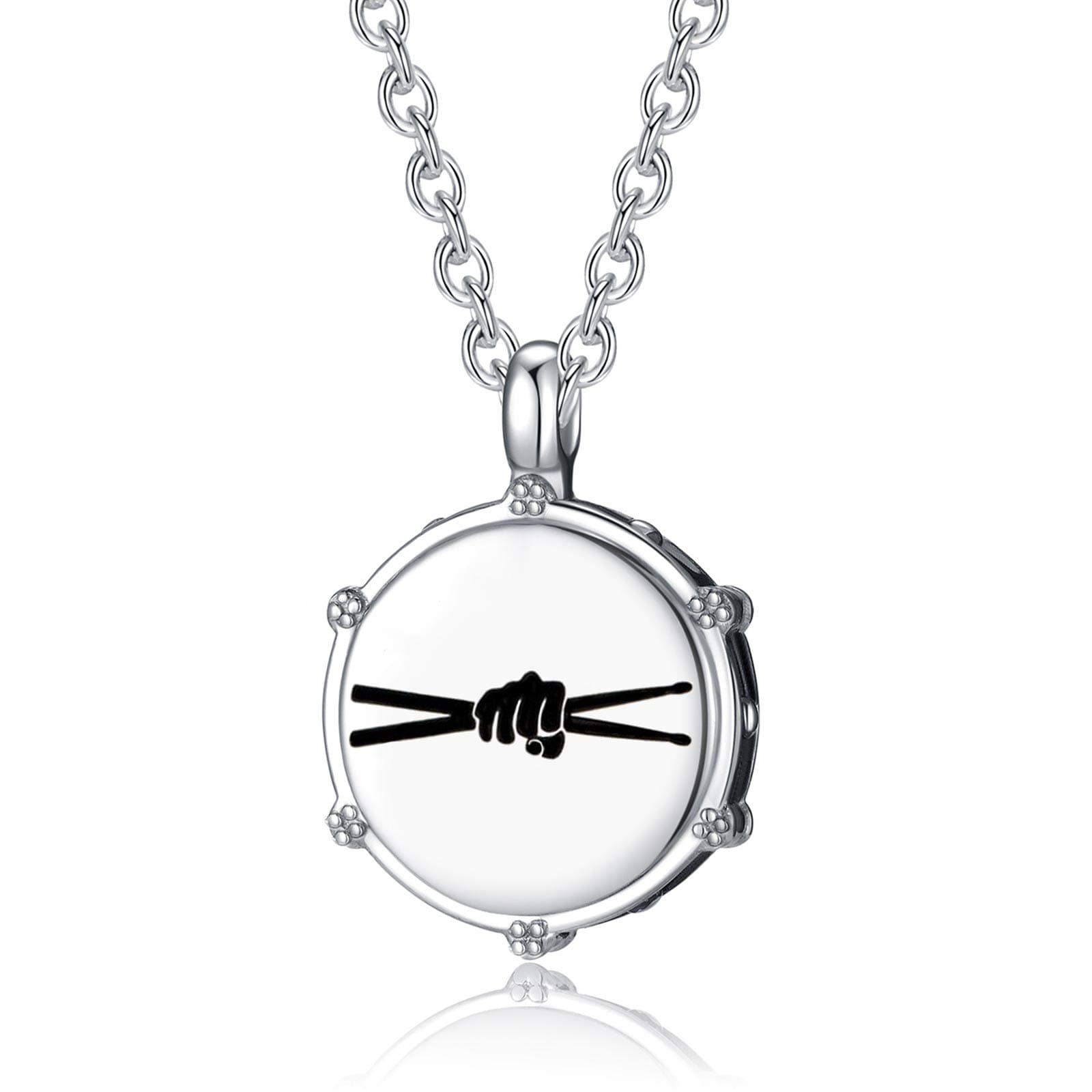 Rock Drum Necklace