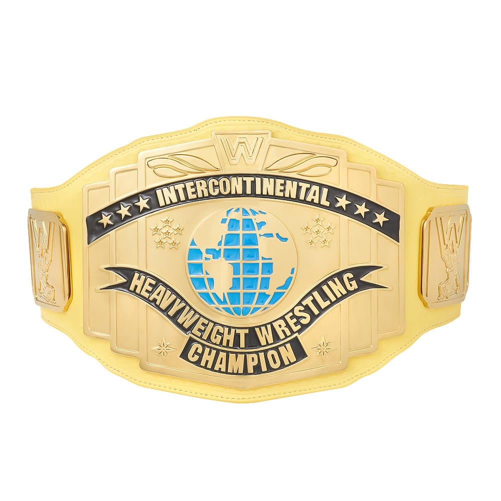 Yellow Intercontinental Championship Replica Title Belt