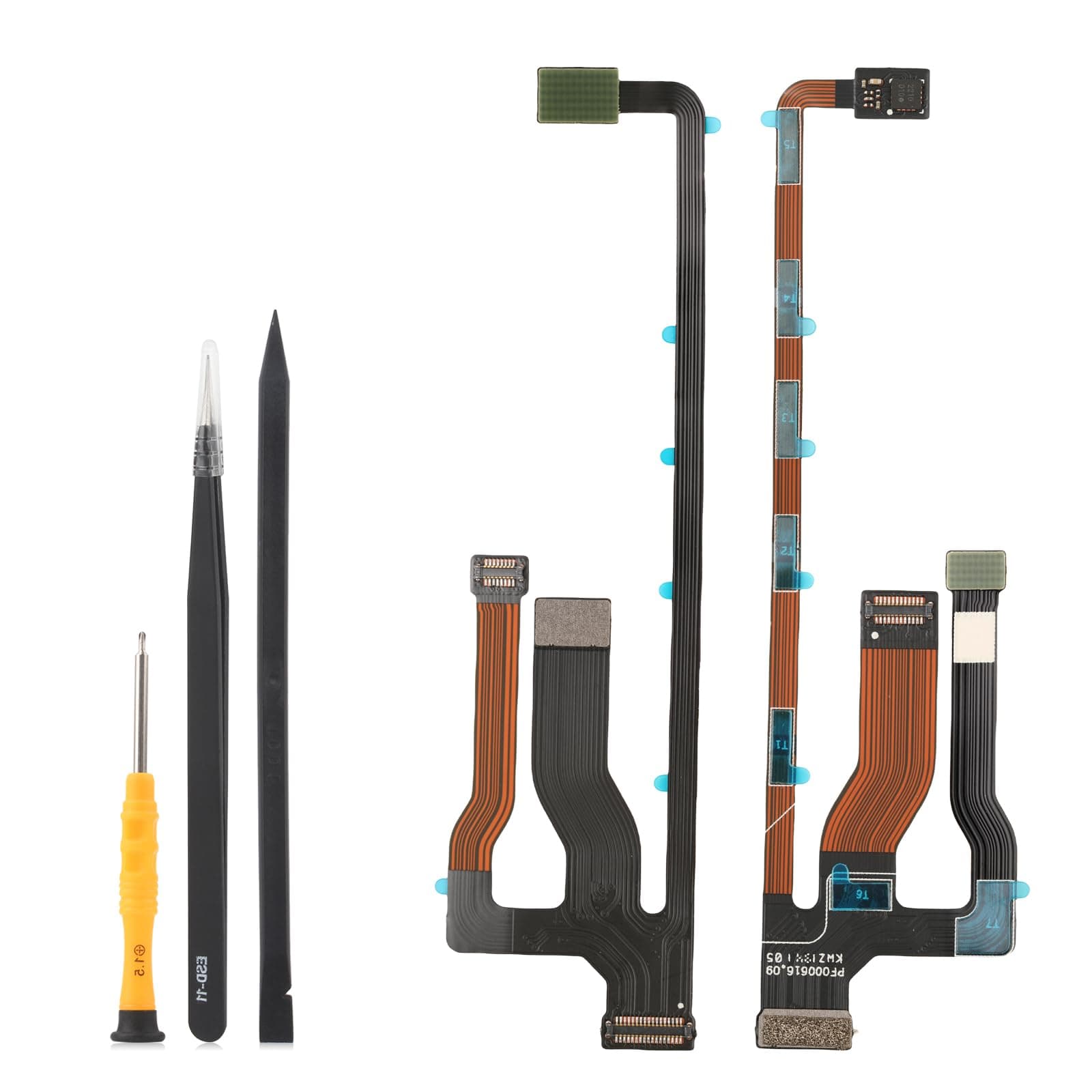 for DJI Mini 2 Ribbon Cable Replacement for DJI Mavic Mini/Mini SE/Mini 2 SE Gimbal Flex Flat 3 in 1 Cable Ribbon Cable Drone Accessories Part with Repair Tools