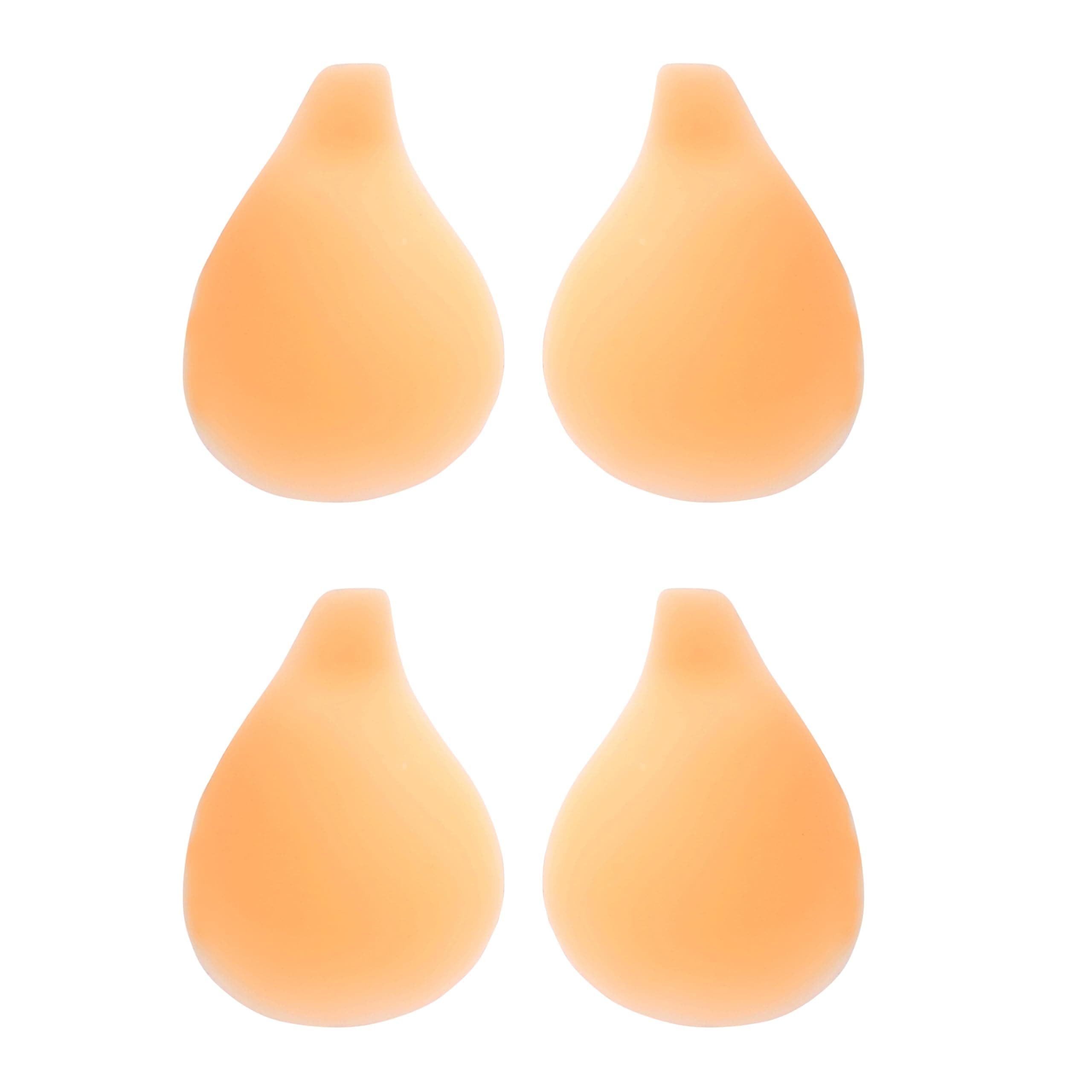 Adhesive Bra Invisible Sticky Strapless Push up Backless Reusable Silicone Covering Nipple Bras Dark Nude