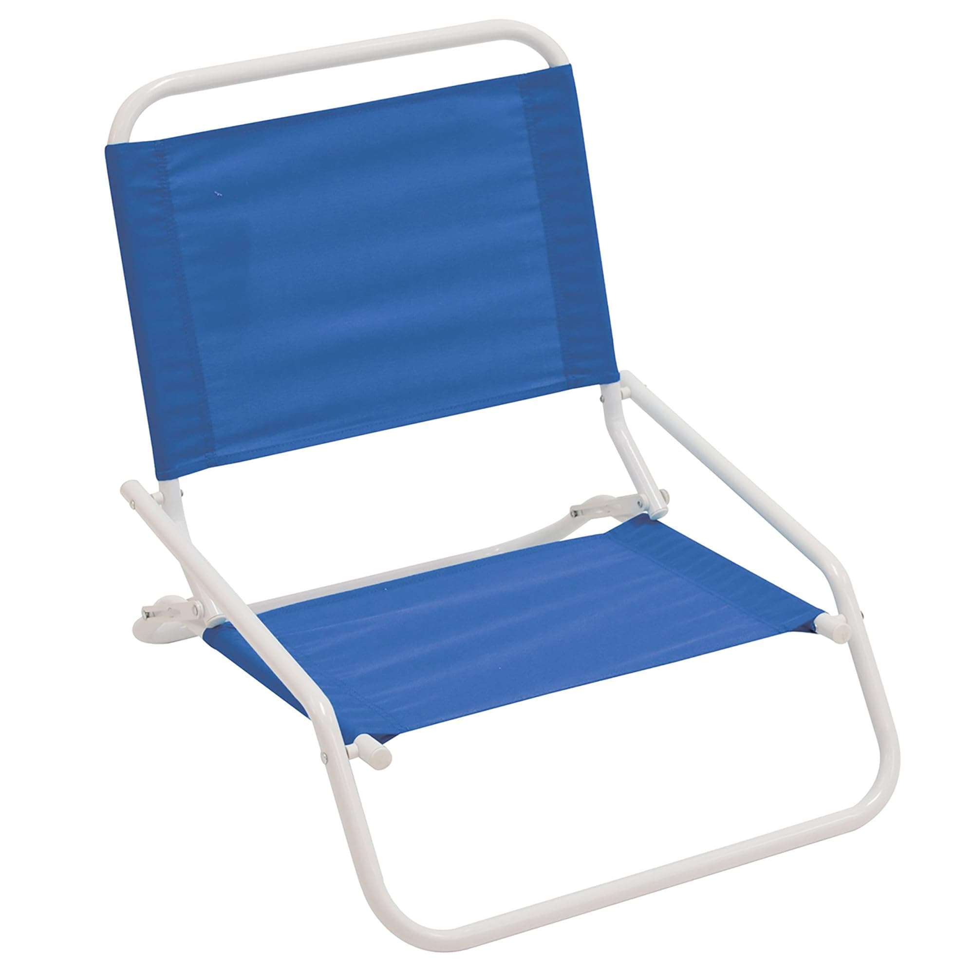 Rio Beach Wave 1-Position Beach Folding Sand Chair, Polyester, Pacific Blue