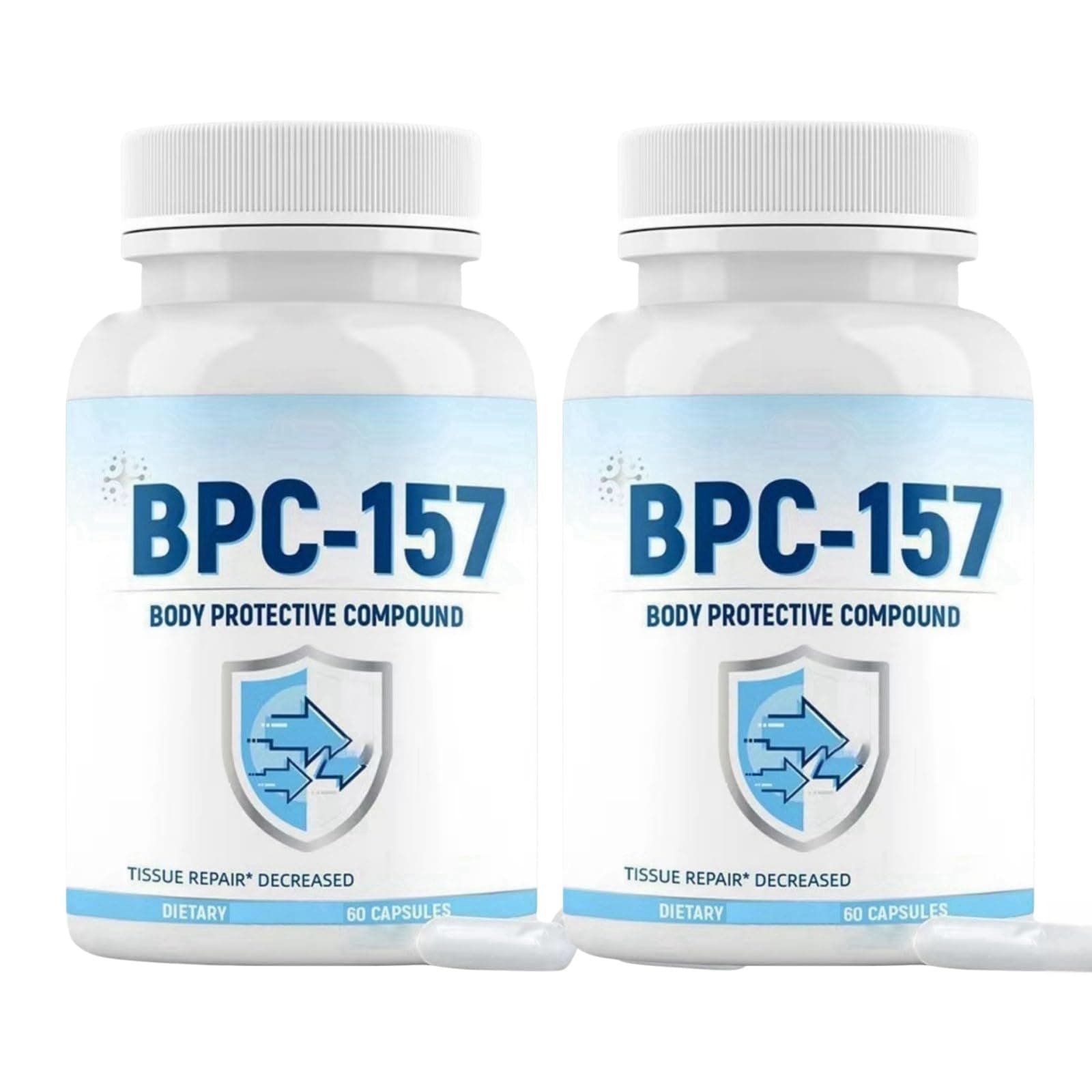 60Pcs*2 Bpc 157 Pe/Ptide Cap/sules Pro,1000mcg
