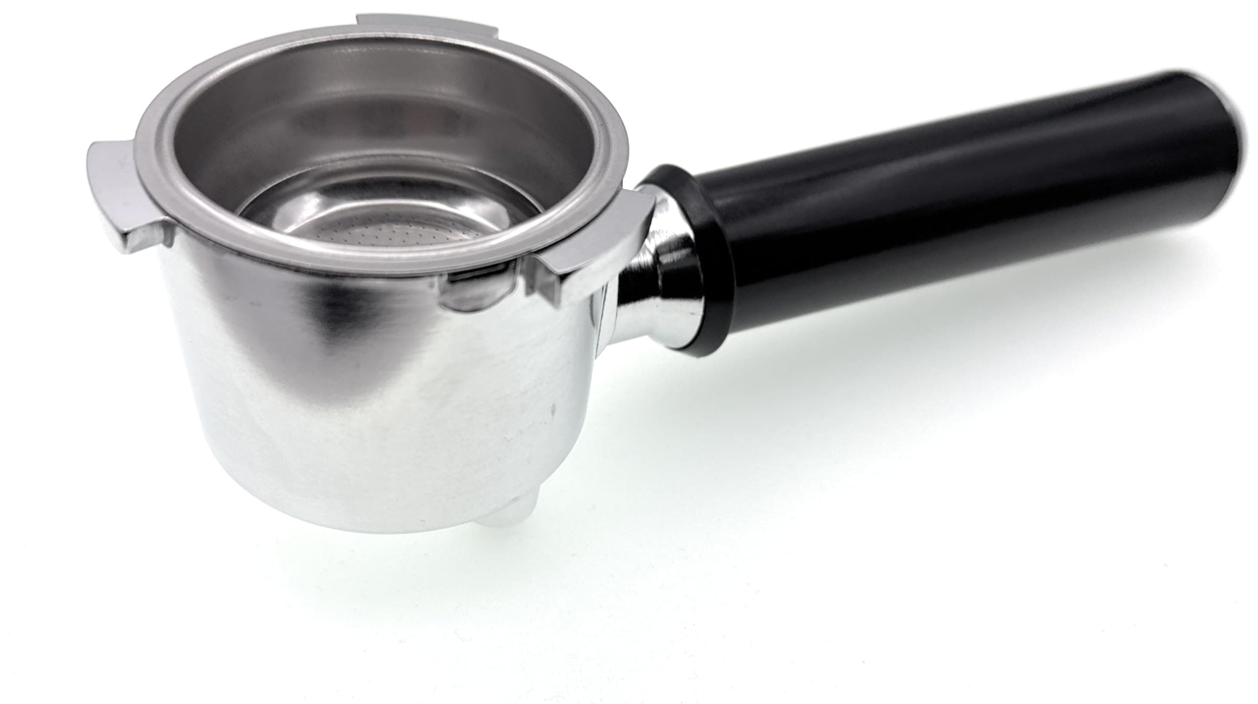 Sump Portafilter Filter Handle Assembly 5513200369 with 2 Cup Filter Basket For Delonghi Dedica Espresso EC680, EC685, EC695 & EC885 (3 Wings)