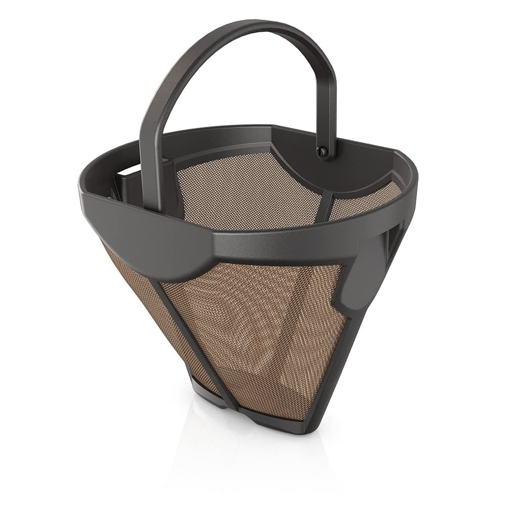 Ninja 134KKW300 Coffee Permanent Filter for CFP Dual Brew Models, Gold Tone Filter, Black 4.82'' x 4.17'' x 3.93''