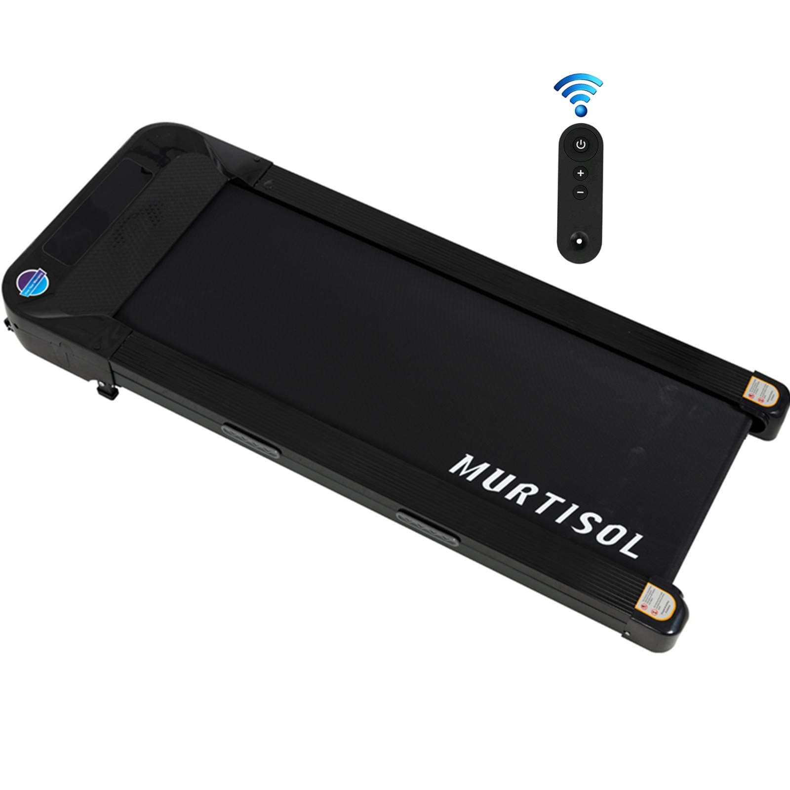 Murtisol Under Desk Treadmill Electric Smart Running Machine with Remote Control and Extension Running Belt,Good for Home & Office