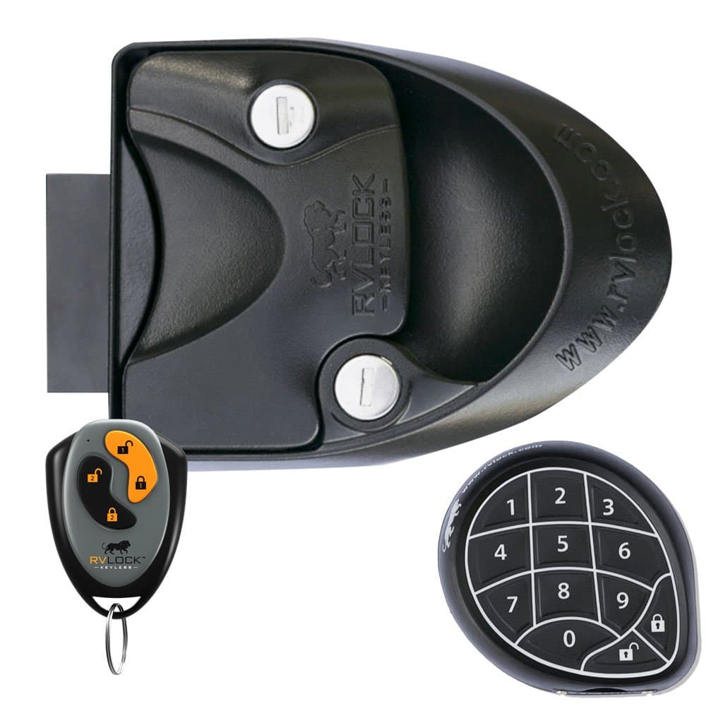 RVLock V3 Keyless Handle w/Wireless Keypad & Remote Fob