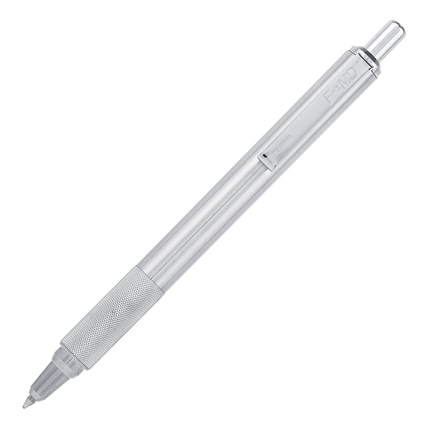 Zebra F-xMD Ballpoint 1.0mm Silver | 2 Pack