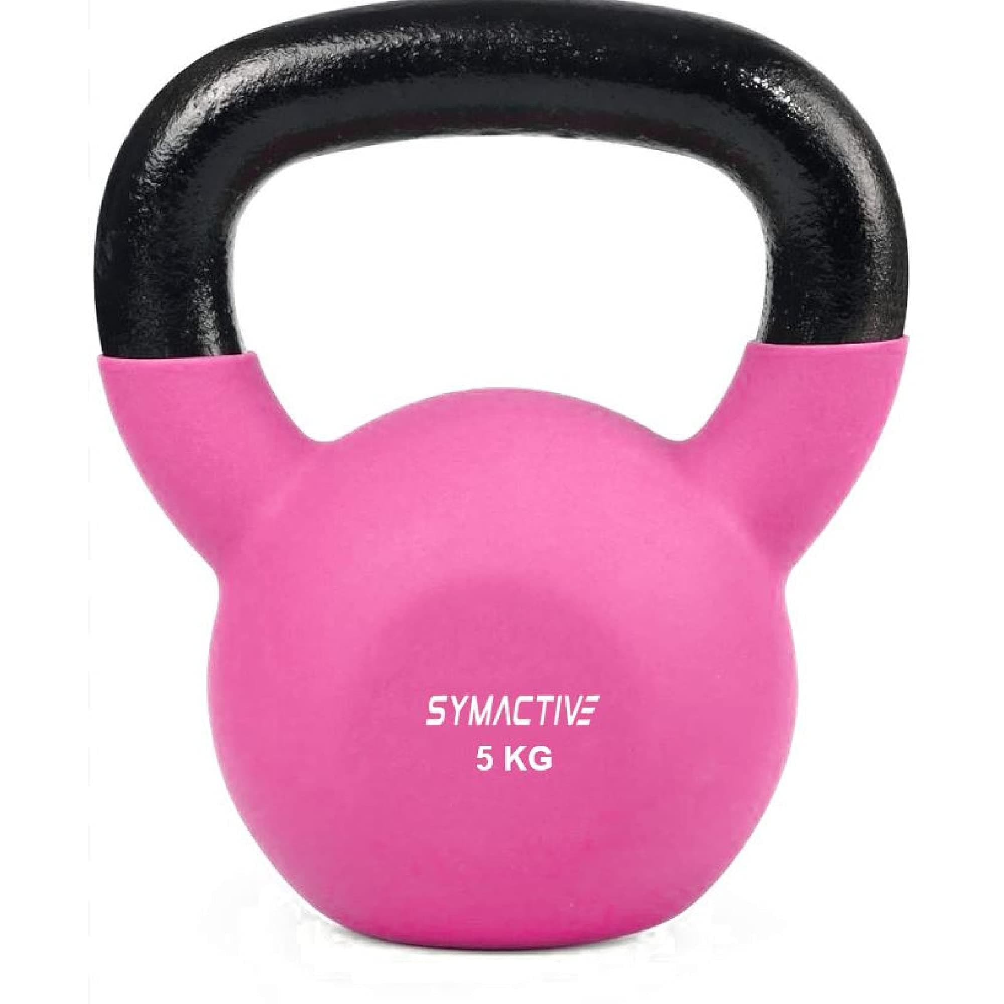 Neoprene Coated Kettlebell (Black,Pink)