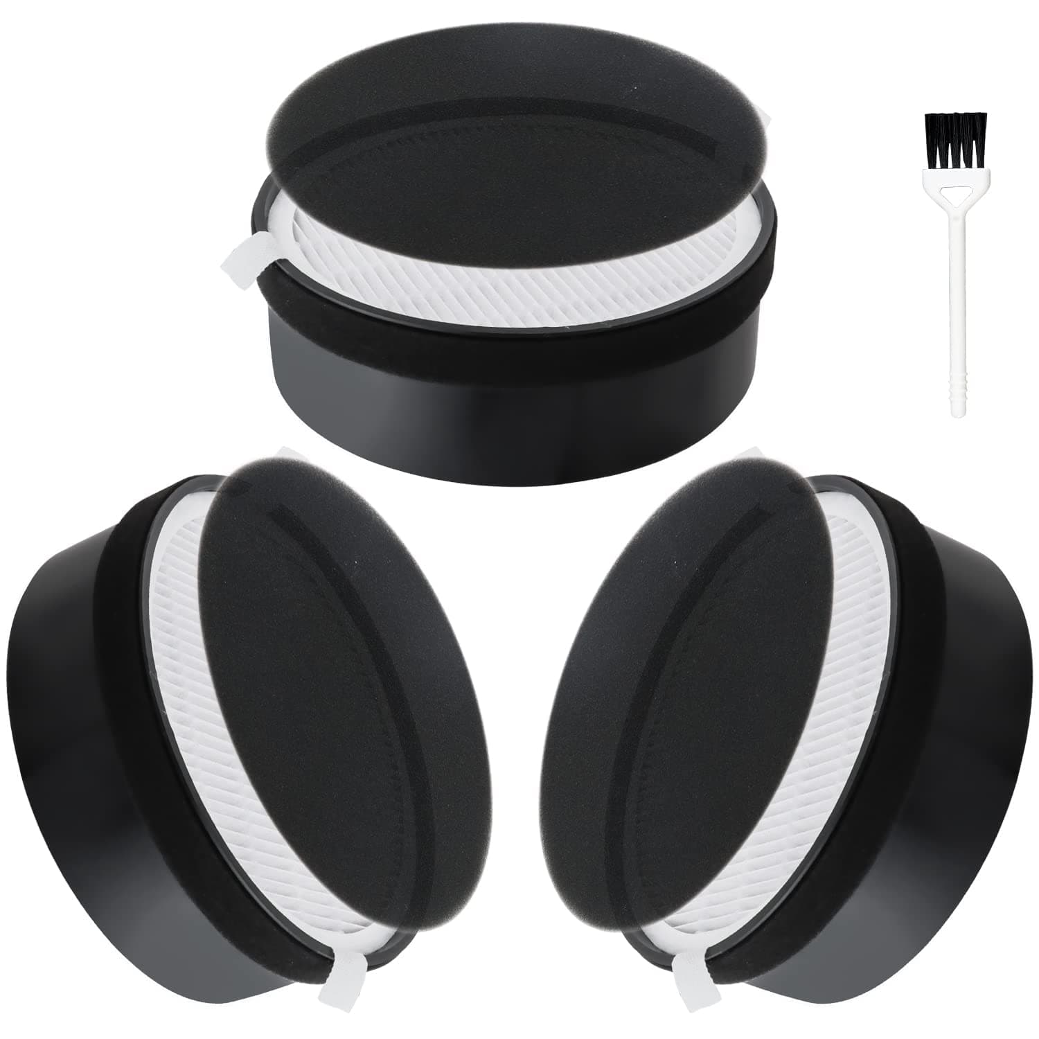 LV-H132 Filter Replacement for LEVOIT Air Puri-fier, 3-in-1 Pre, H13 Activated Carbon Filtration System, Replace Part LV-H132-RF, Pack of 3