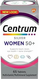 Centrum Silver Women 50+ Multivitamin Tablet, 65 Count