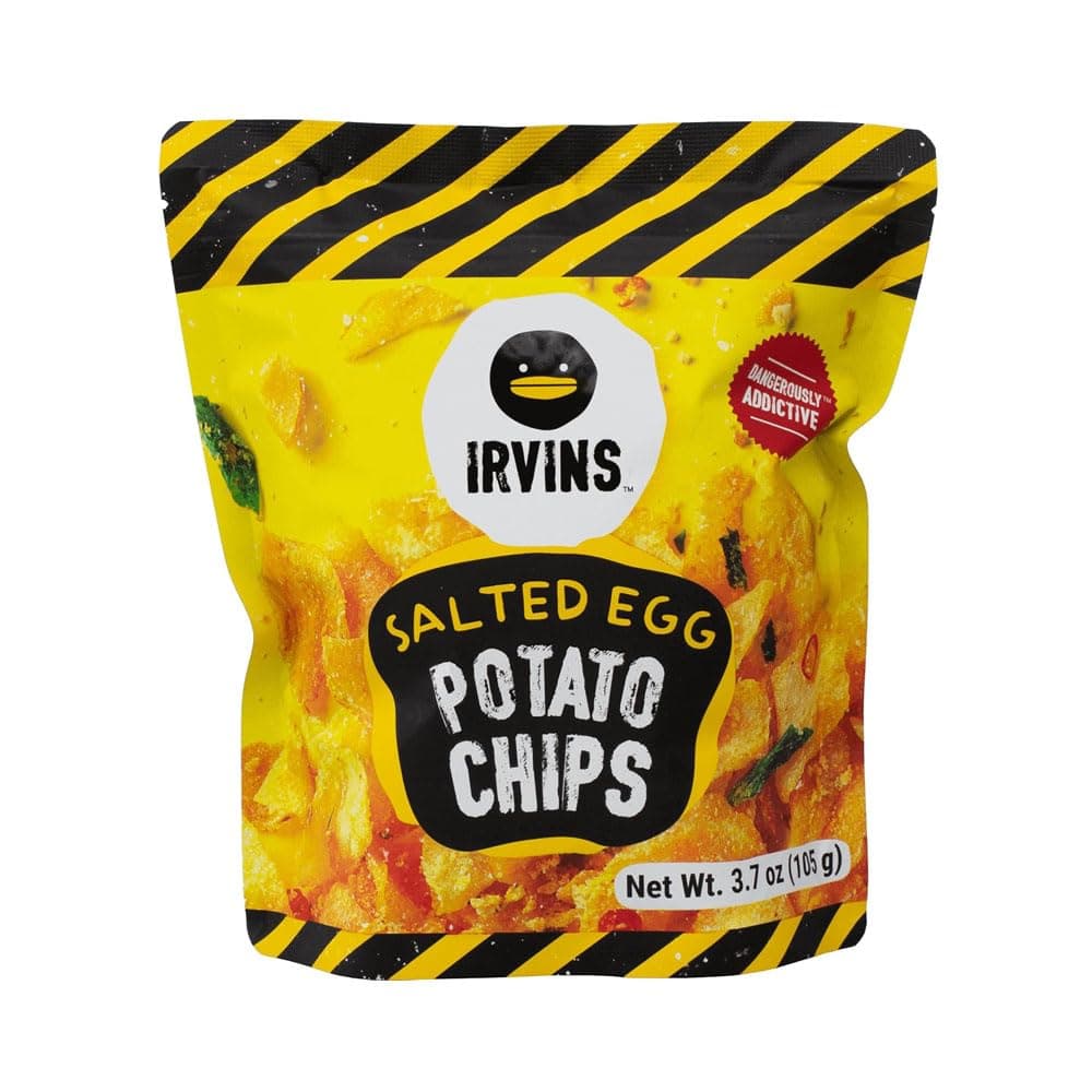 Irvins Salted Egg Potato Chips, 3.7 Ounce (Pack of 1)