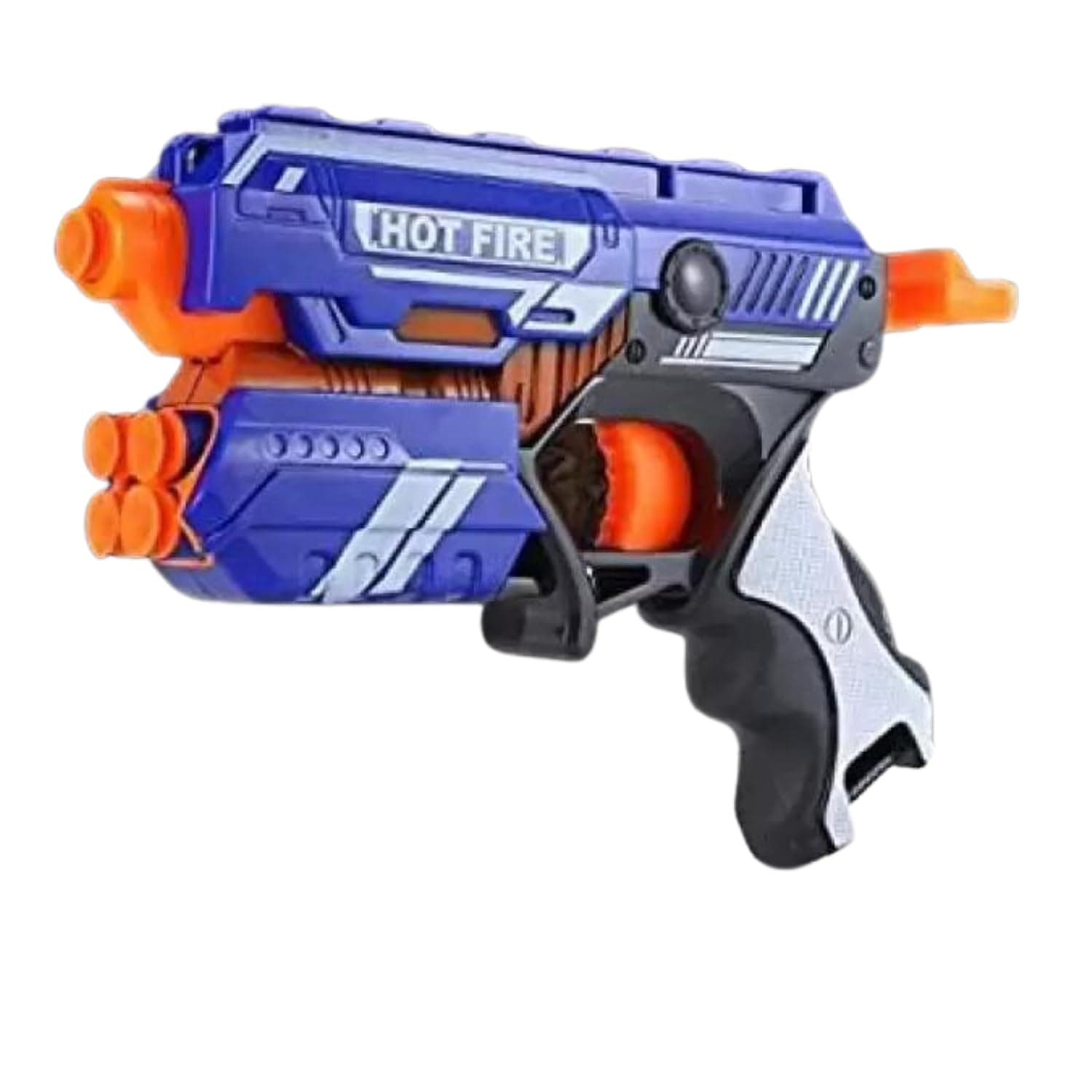 Sharp Soft Blaster Manual Soft Bullet Shooting Gun Toy with 10 Soft Foam Bullets|Safe and Long Range Shooting Toy Gun for Boys 10 Years|Multicolor