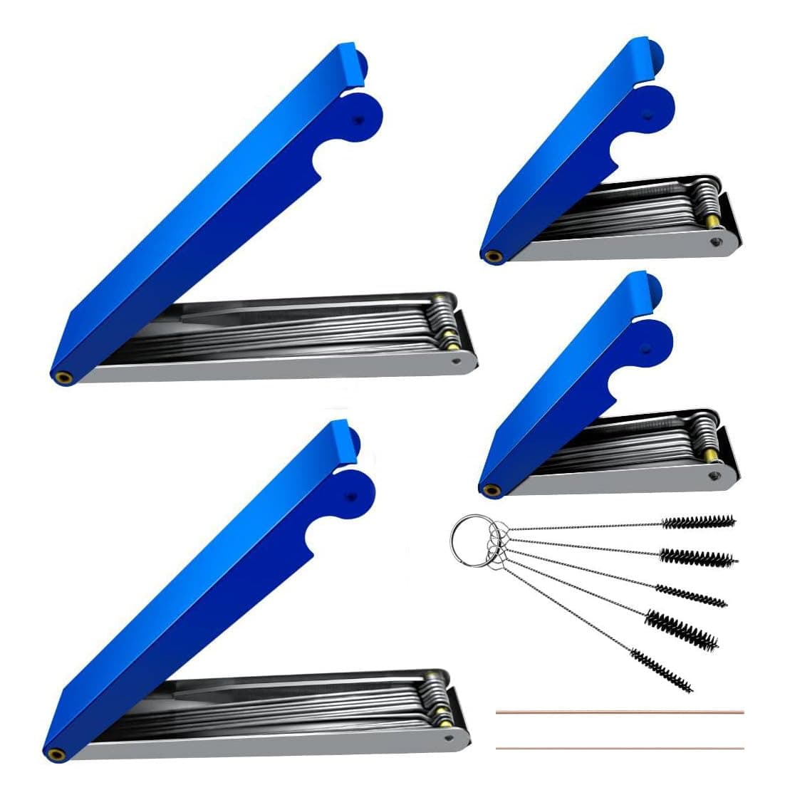 Strongthium Cutting Torch Tip Cleaner Tool kit for Welding Stove Gas Nozzles Carb Carburetor Jet Sprinklers and Shower Heads Orifices Wires Needles in Set