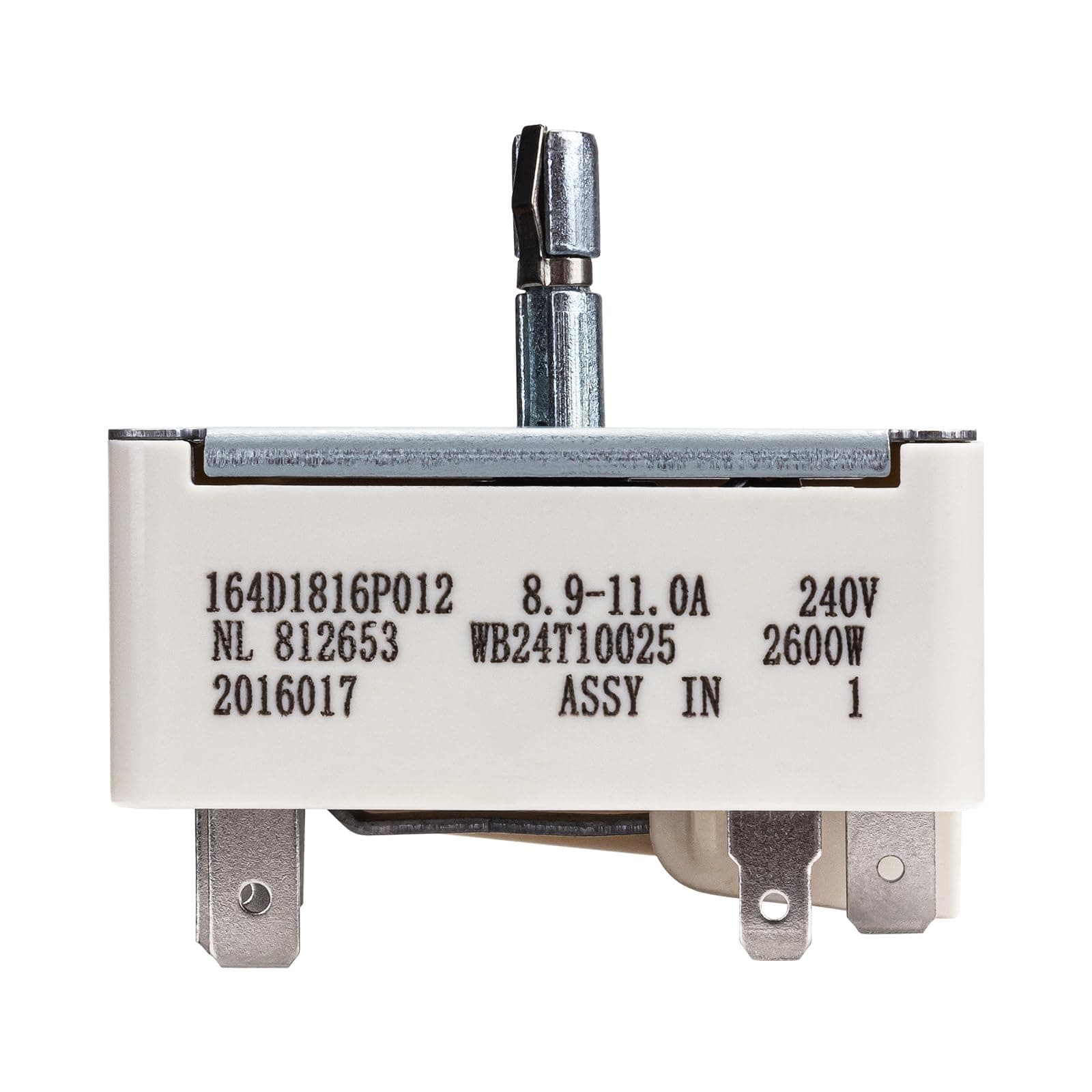 Showingo WB24T10025 Range Switch Surface Burner Range Infinite Control Switch Compatible with GE Electric Ranges AP2024072, 769692, AH236750, EA236750, PS236750（8 Inch）