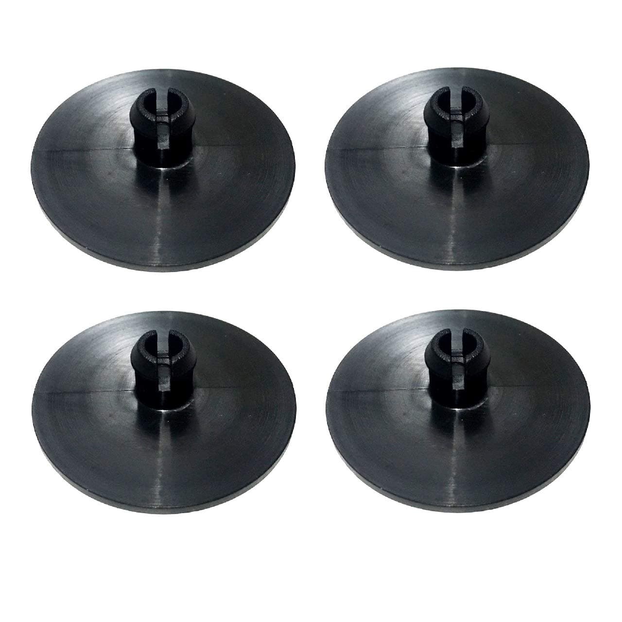 4 PCs 2 Inch 2" Leaf Spring End Tip Wear Pad Anti Squeak Insert Cushion Plastic Silencer Block Round