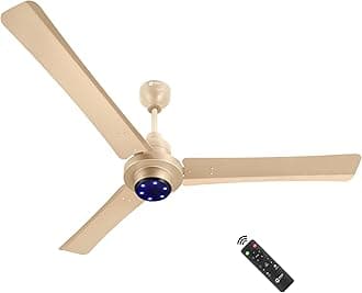Orient Electric I Tome Pro 1400 mm BLDC Ceiling Fan with Remote | BEE 5-star rated Energy Saving Fan | 3-year warranty by Orient | (Topaz Gold)